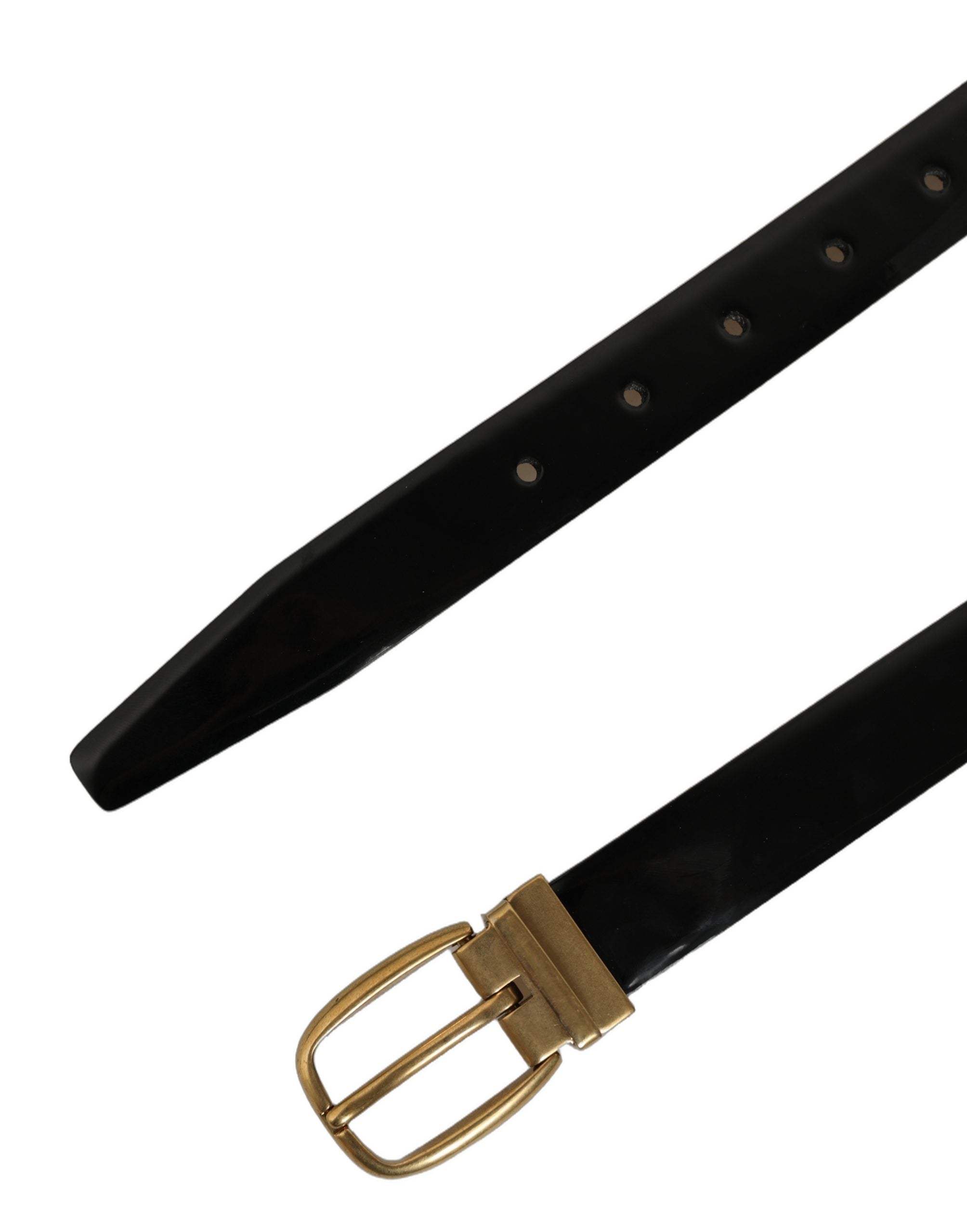 Dolce & Gabbana Classic Leather Belt — Black, view 7