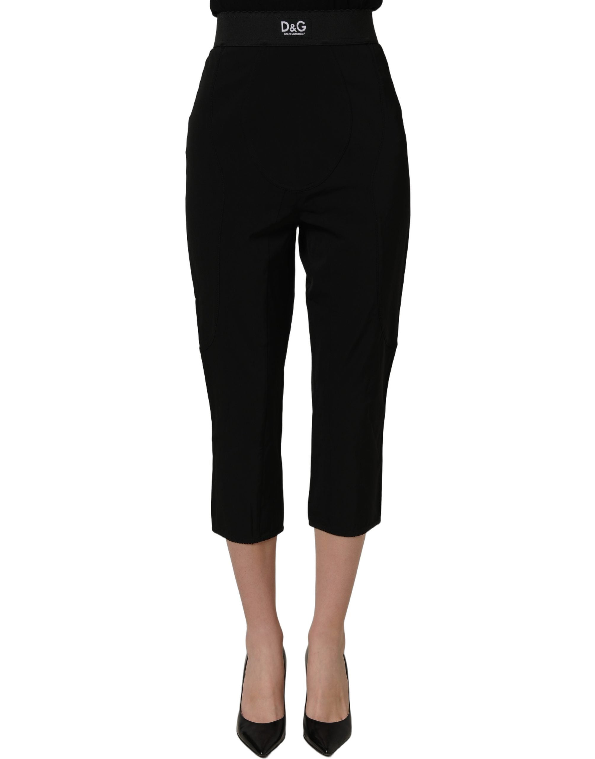 Dolce & Gabbana Capri Capris — Black, view 2