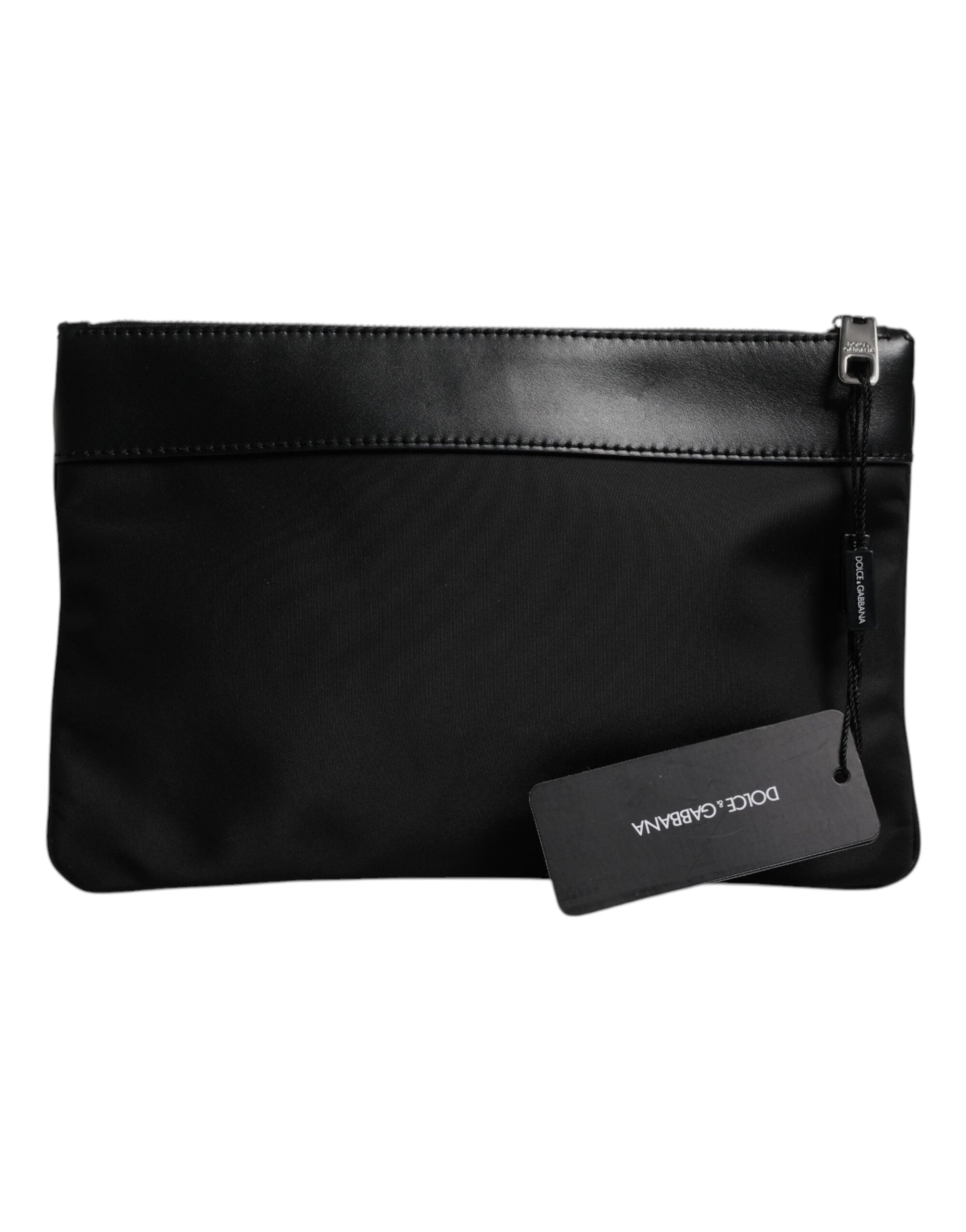 Dolce & Gabbana Leopard Jacquard Clutch — Multicolor, view 4