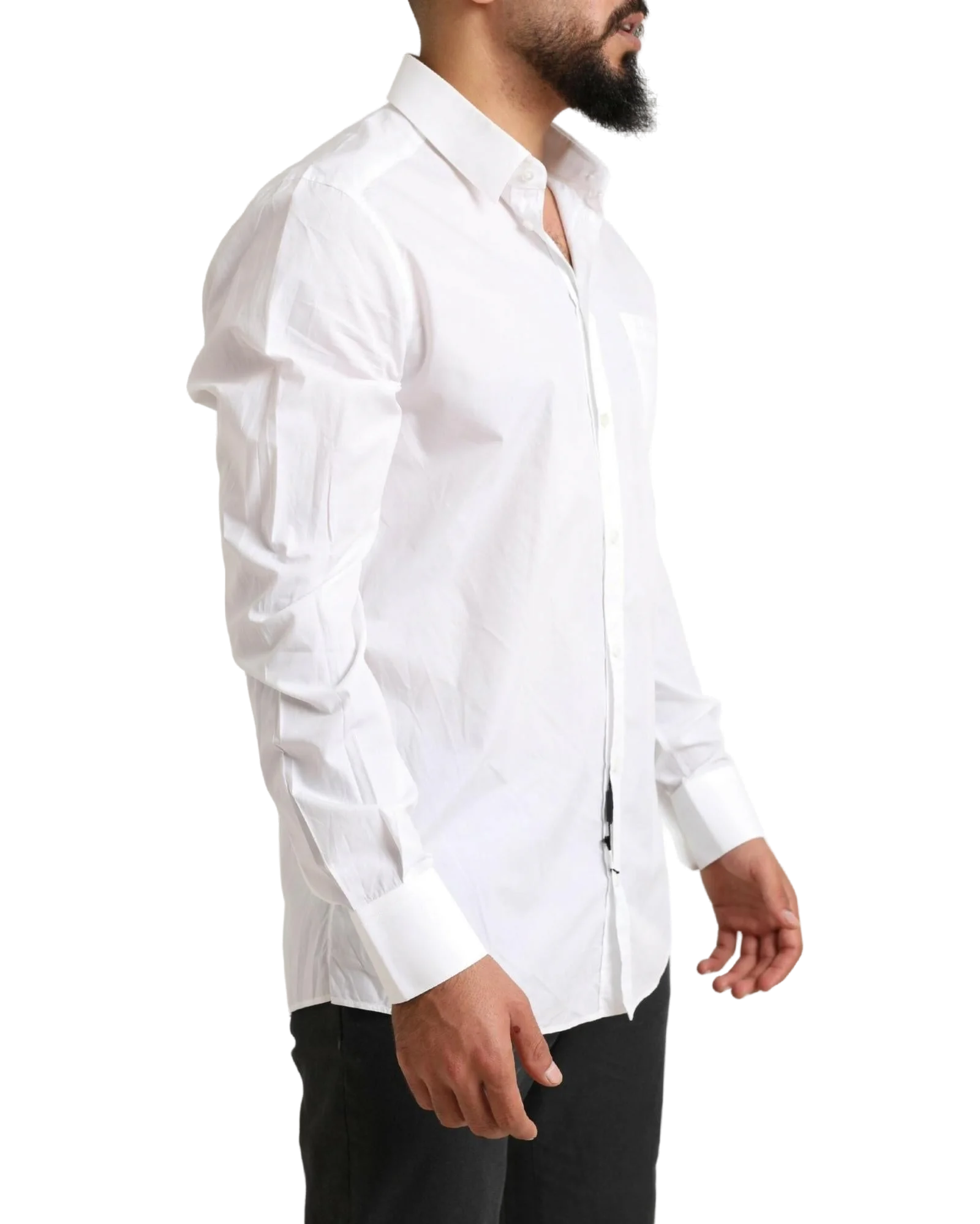 Dolce & Gabbana Cotton Dress Shirt — White, view 2