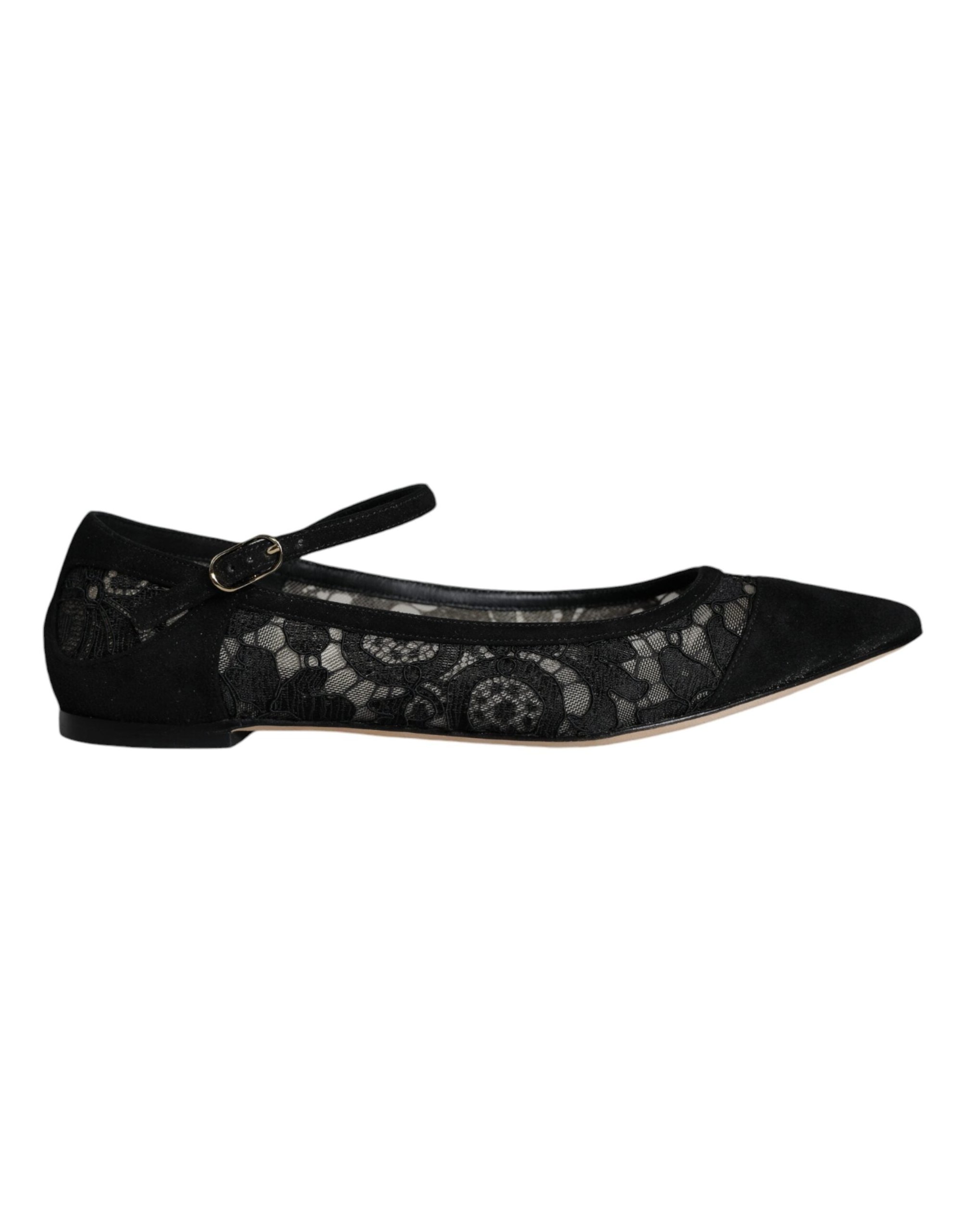 Dolce & Gabbana Bellucci Flat — Black, view 3
