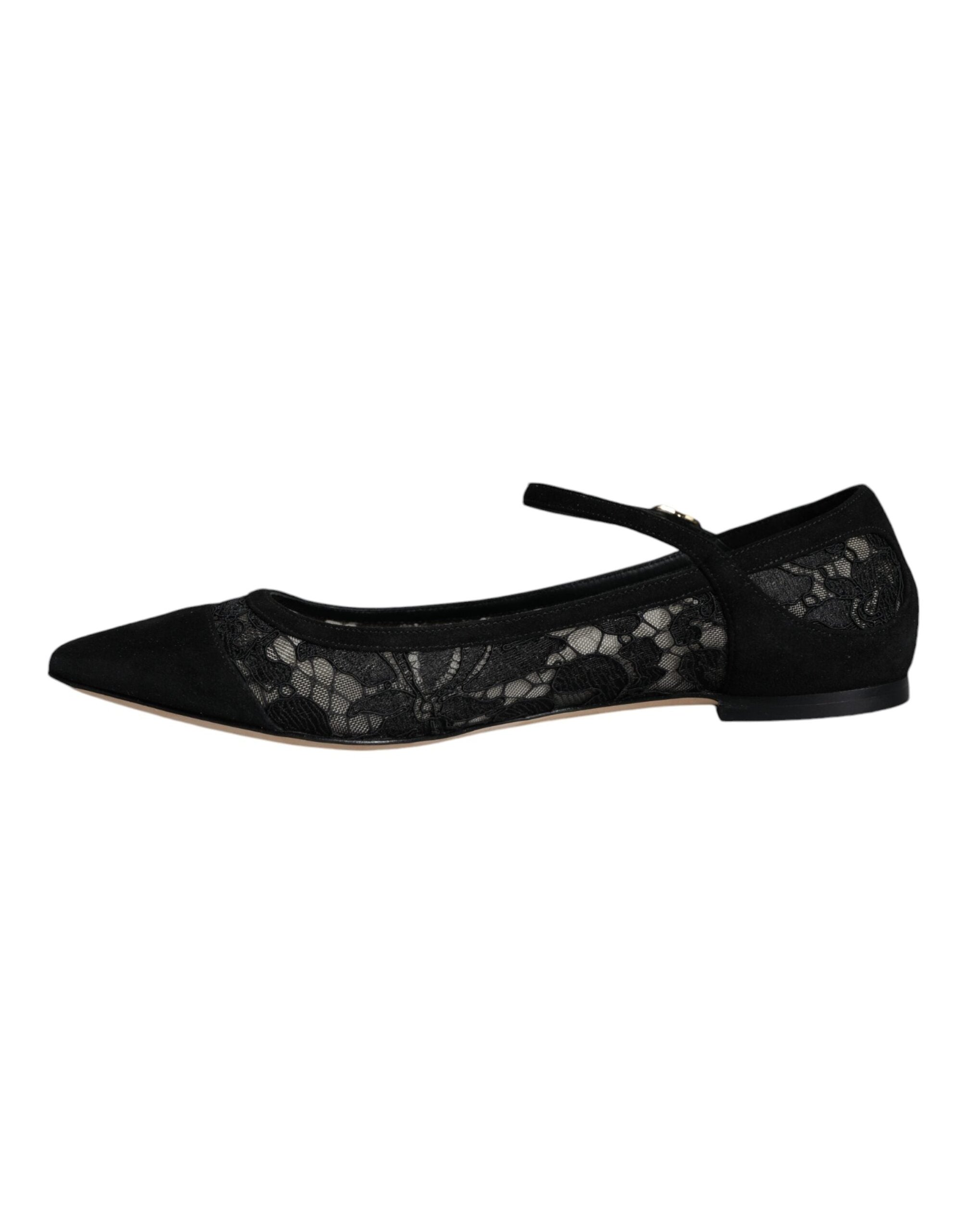 Dolce & Gabbana Bellucci Flat — Black, view 4