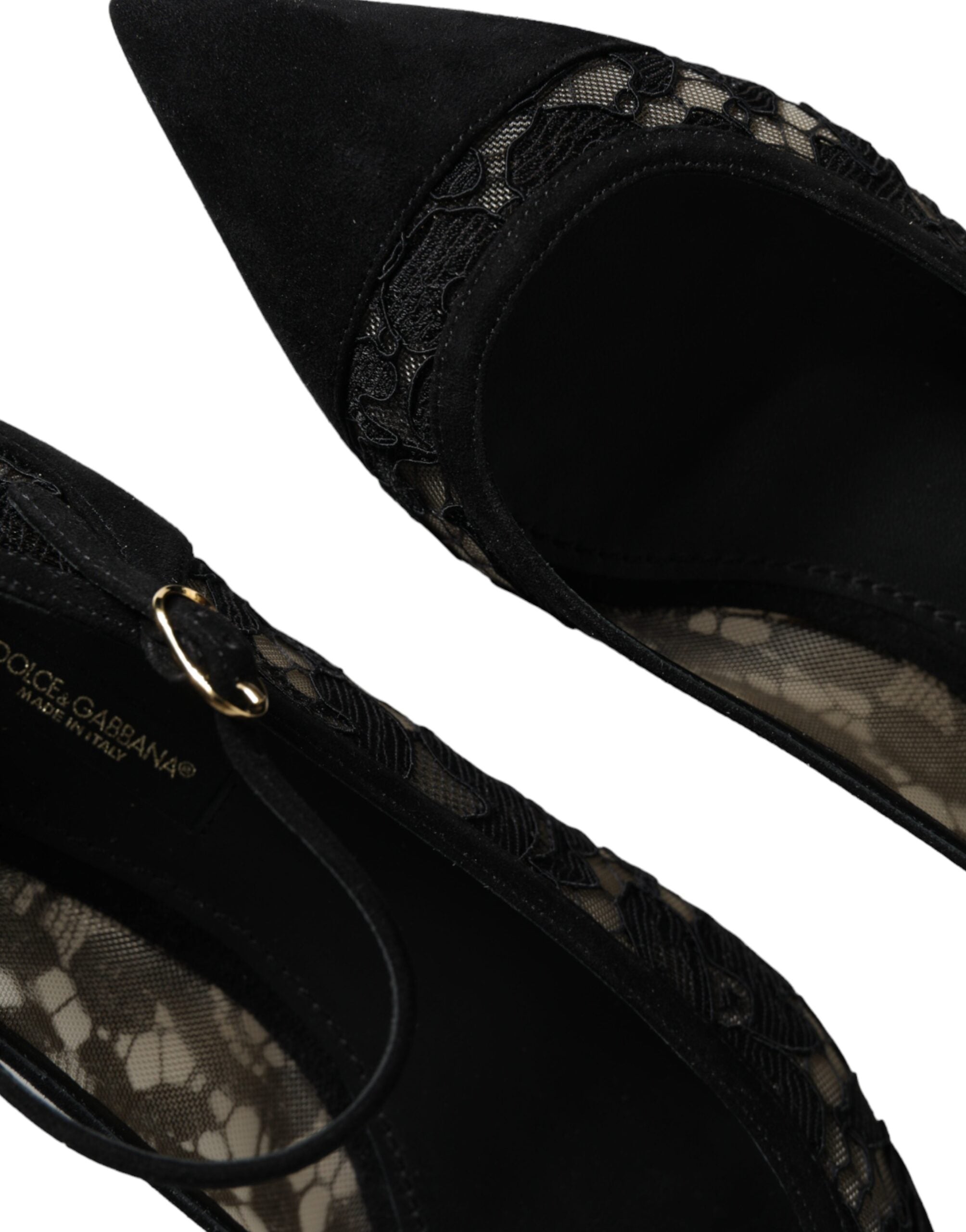 Dolce & Gabbana Bellucci Flat — Black, view 8