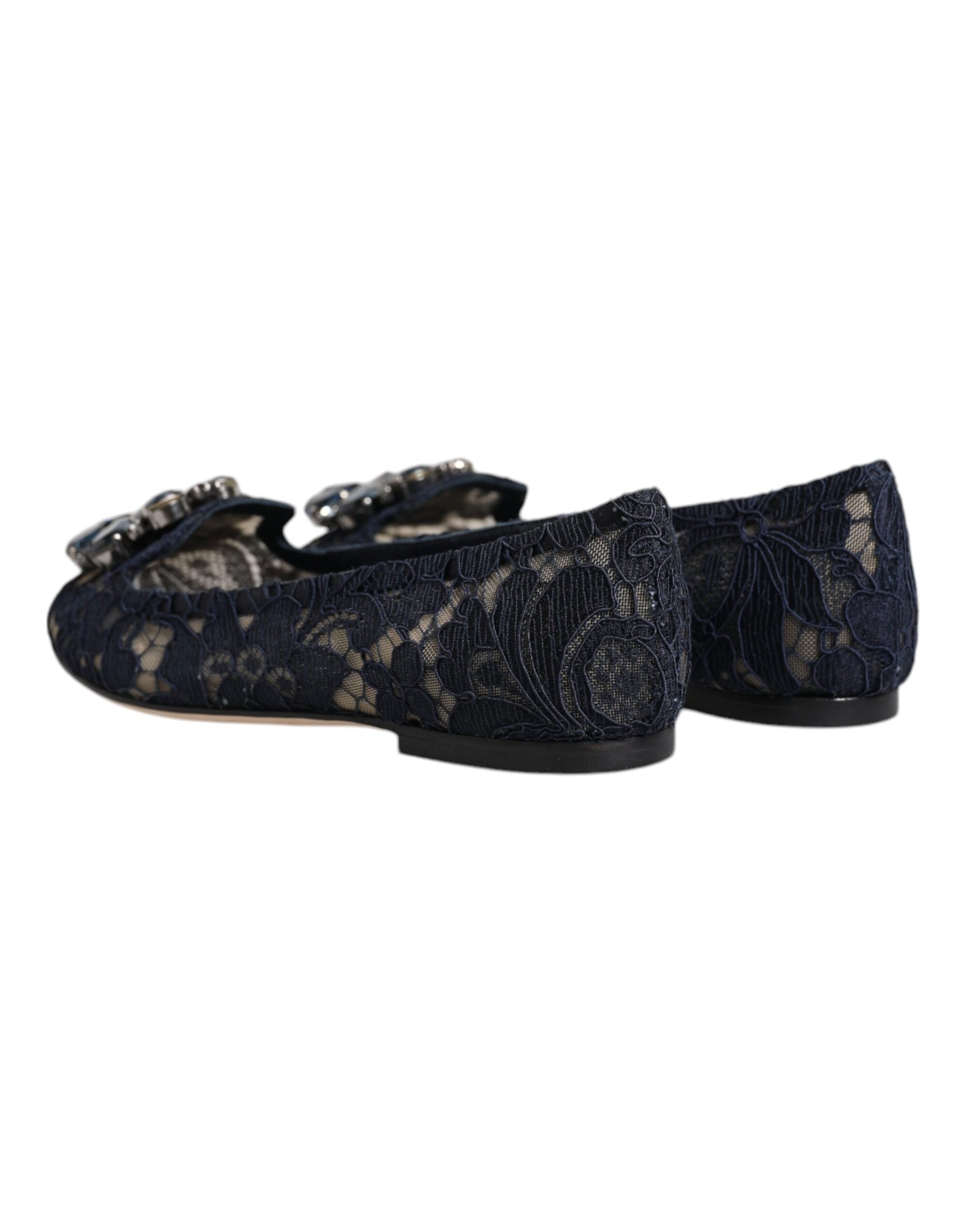 Dolce & Gabbana Vally Flat — Navy, view 4