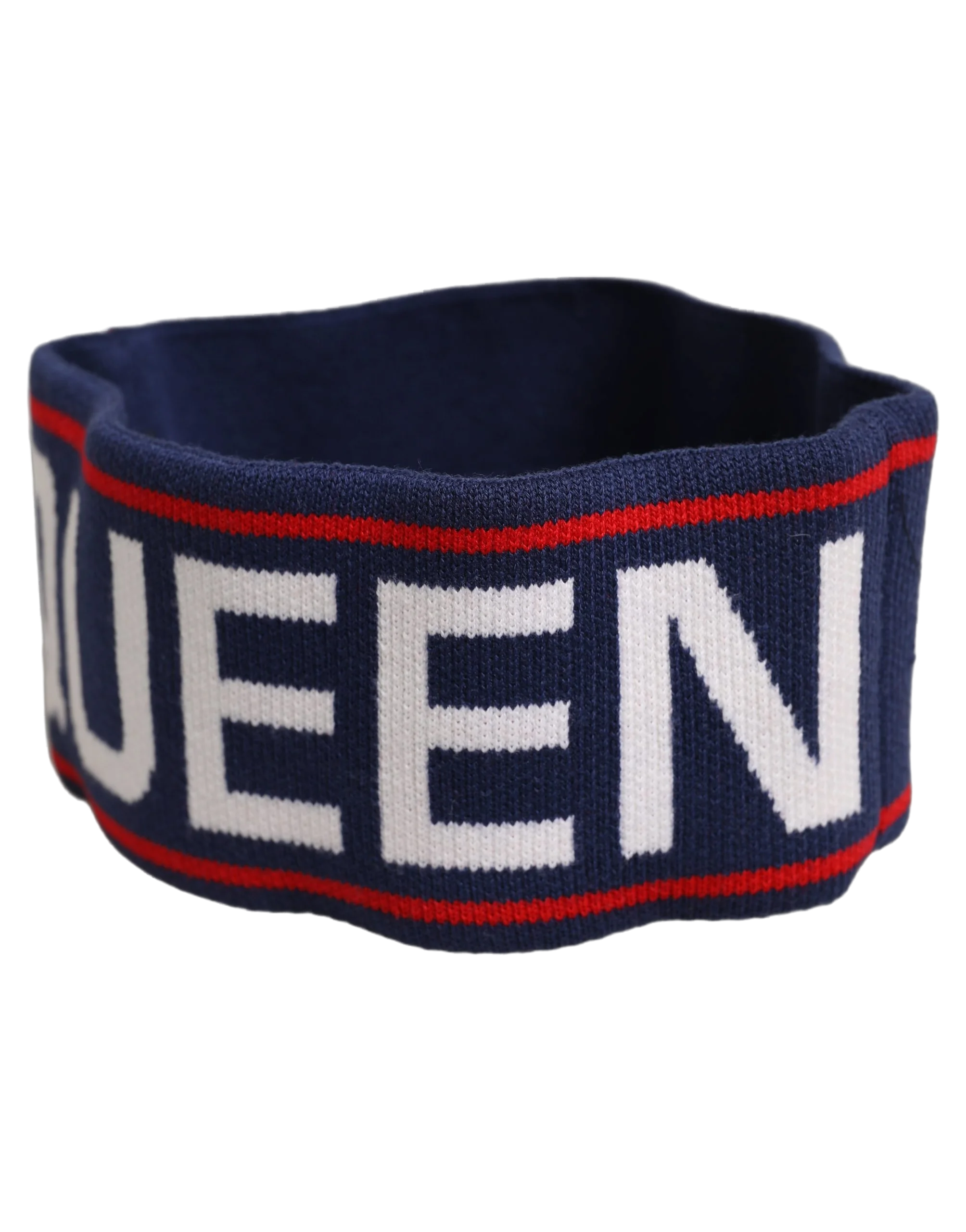 Dolce & Gabbana HAT10013 Knitted Logo Headband — Navy by Dolce Gabbana