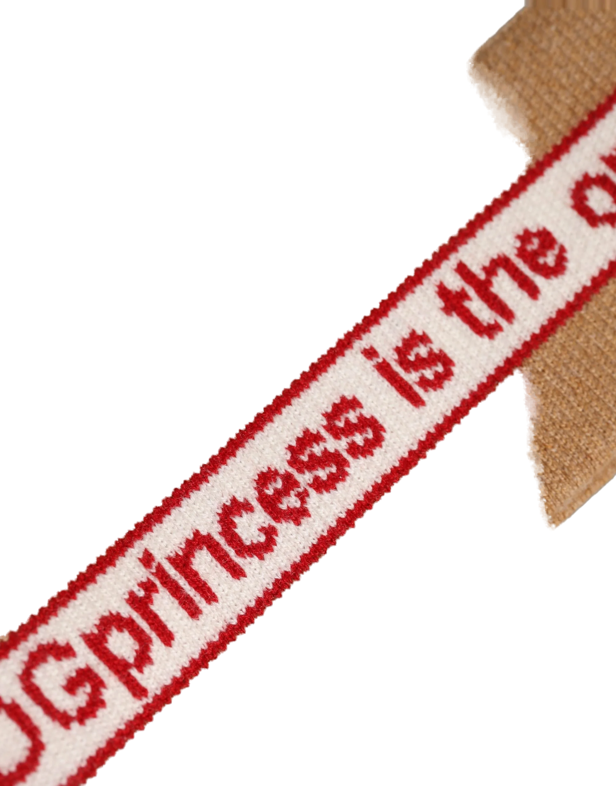 Dolce & Gabbana Cashmere-Knit Logo Headband — Beige, view 5