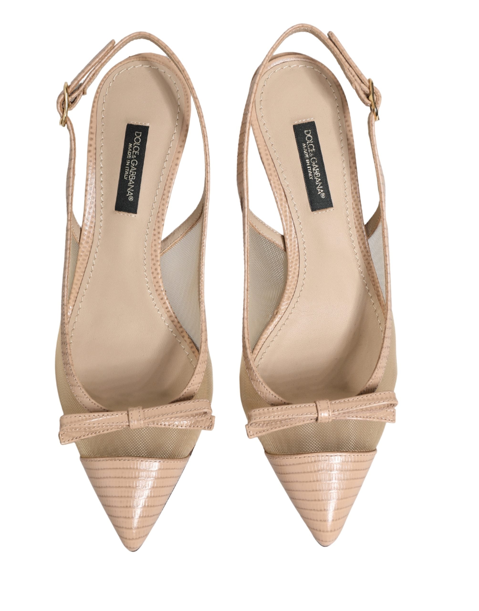 Dolce & Gabbana Lori Heel — Beige, view 3