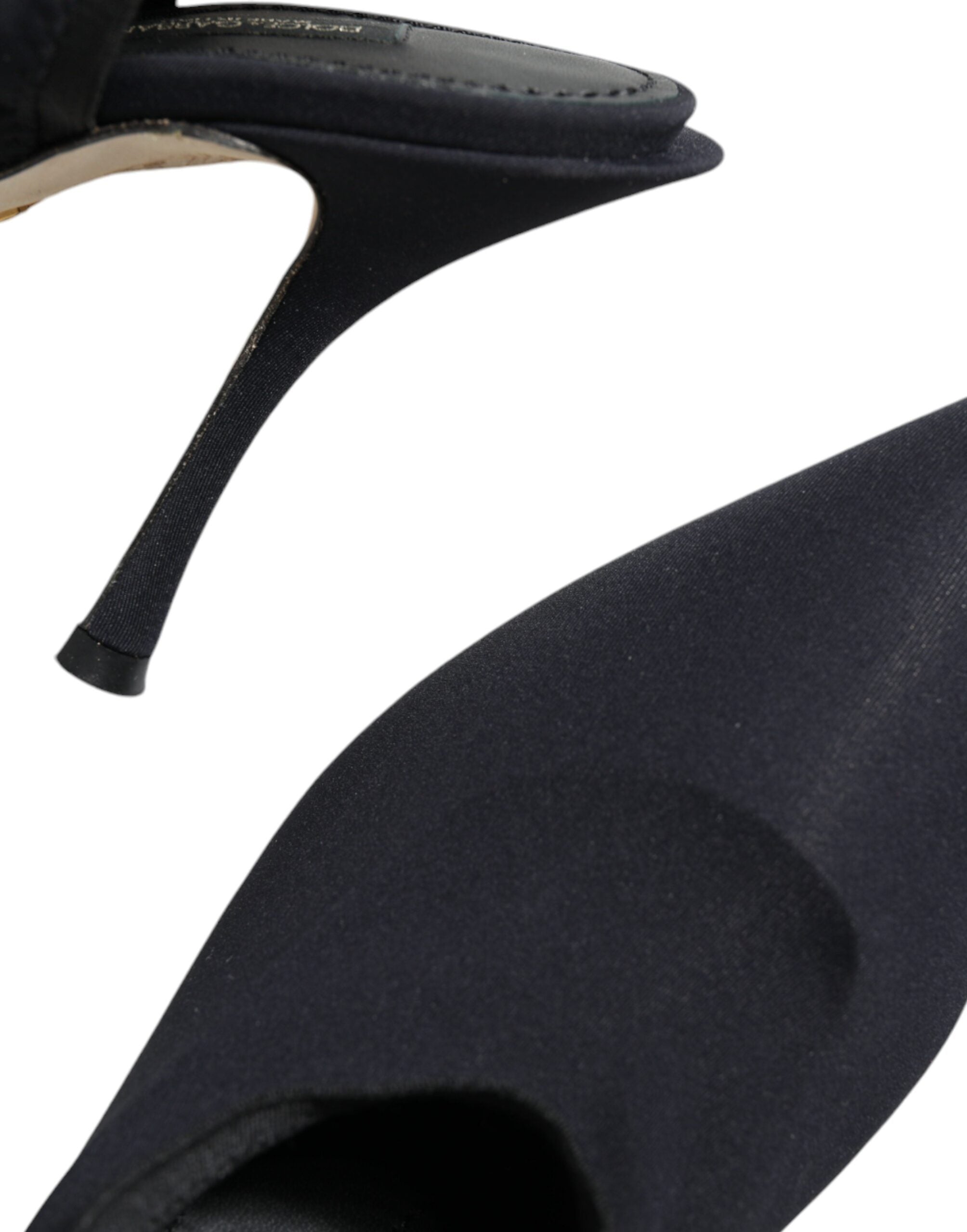 Dolce & Gabbana Jersey Stretch Slingback Heel — Black, view 5