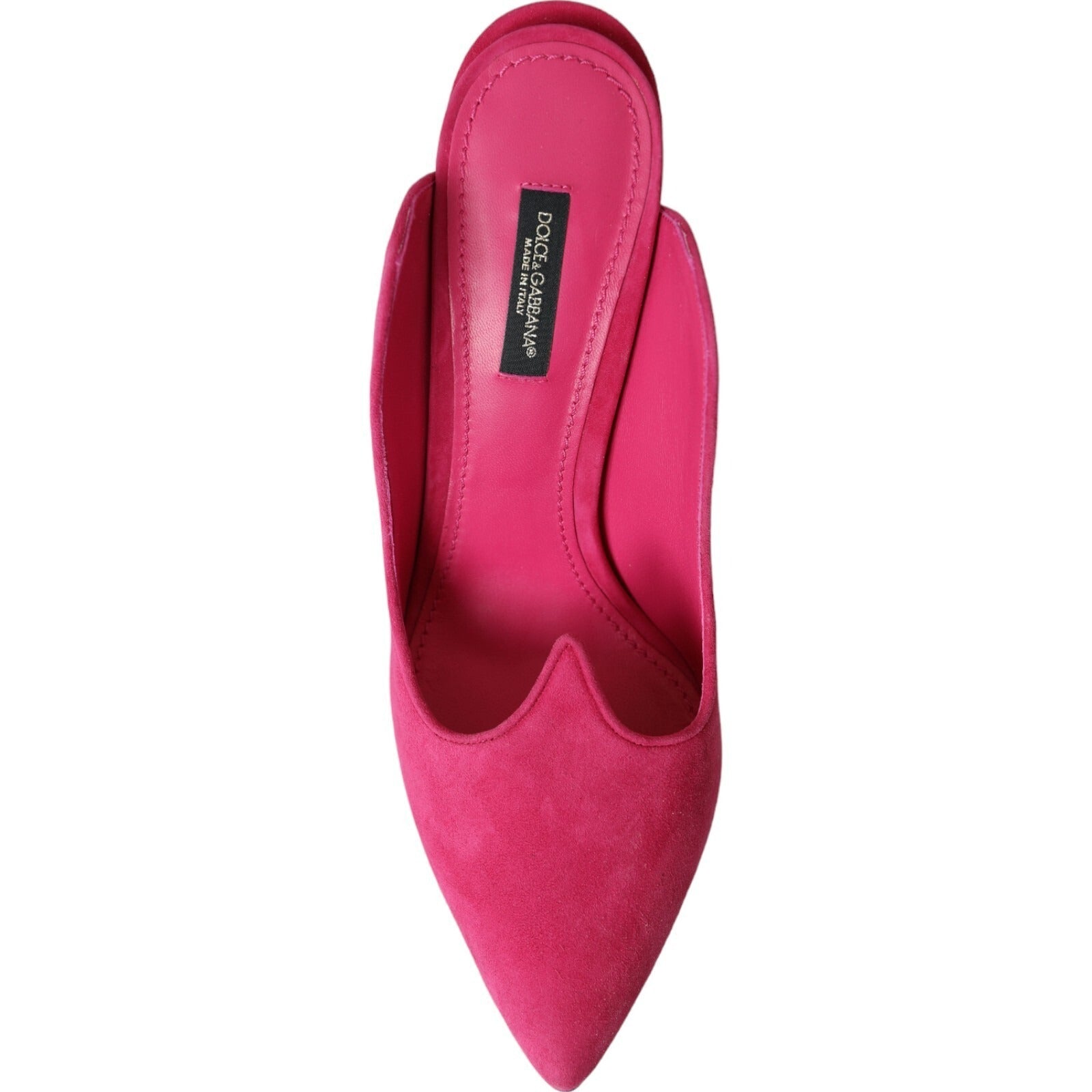 Dolce & Gabbana Fuchsia Suede Heel — Pink, view 2