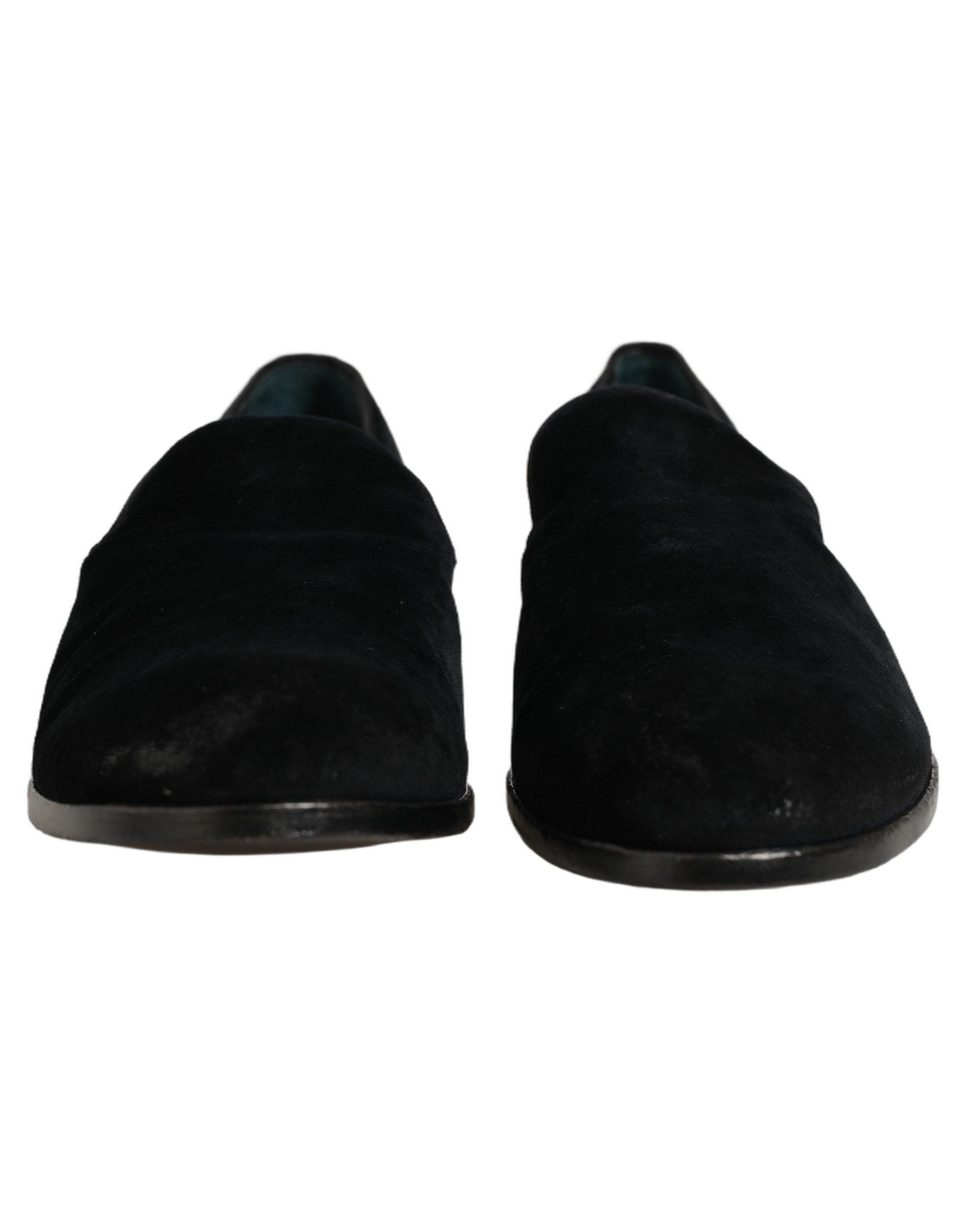 Dolce & Gabbana Suede Slip-On Loafer — Black, view 2