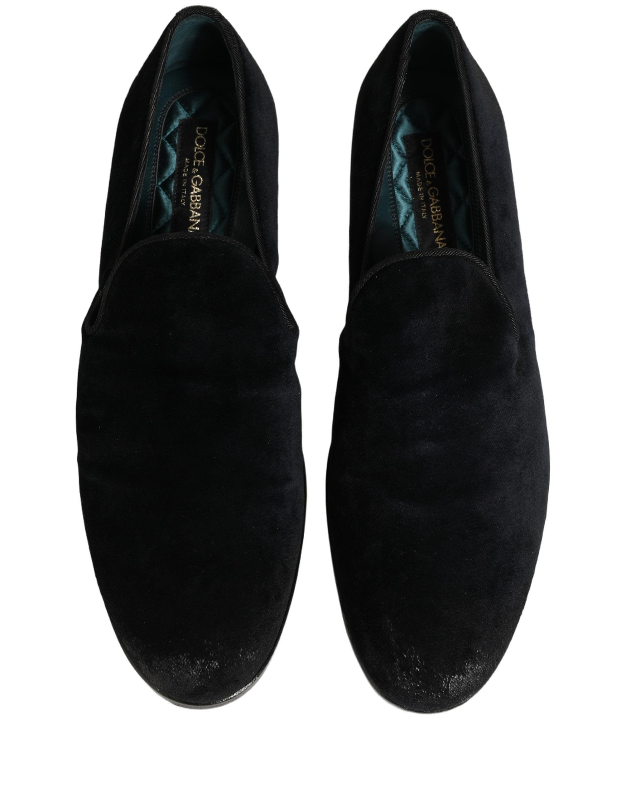 Dolce & Gabbana Suede Slip-On Loafer — Black, view 3