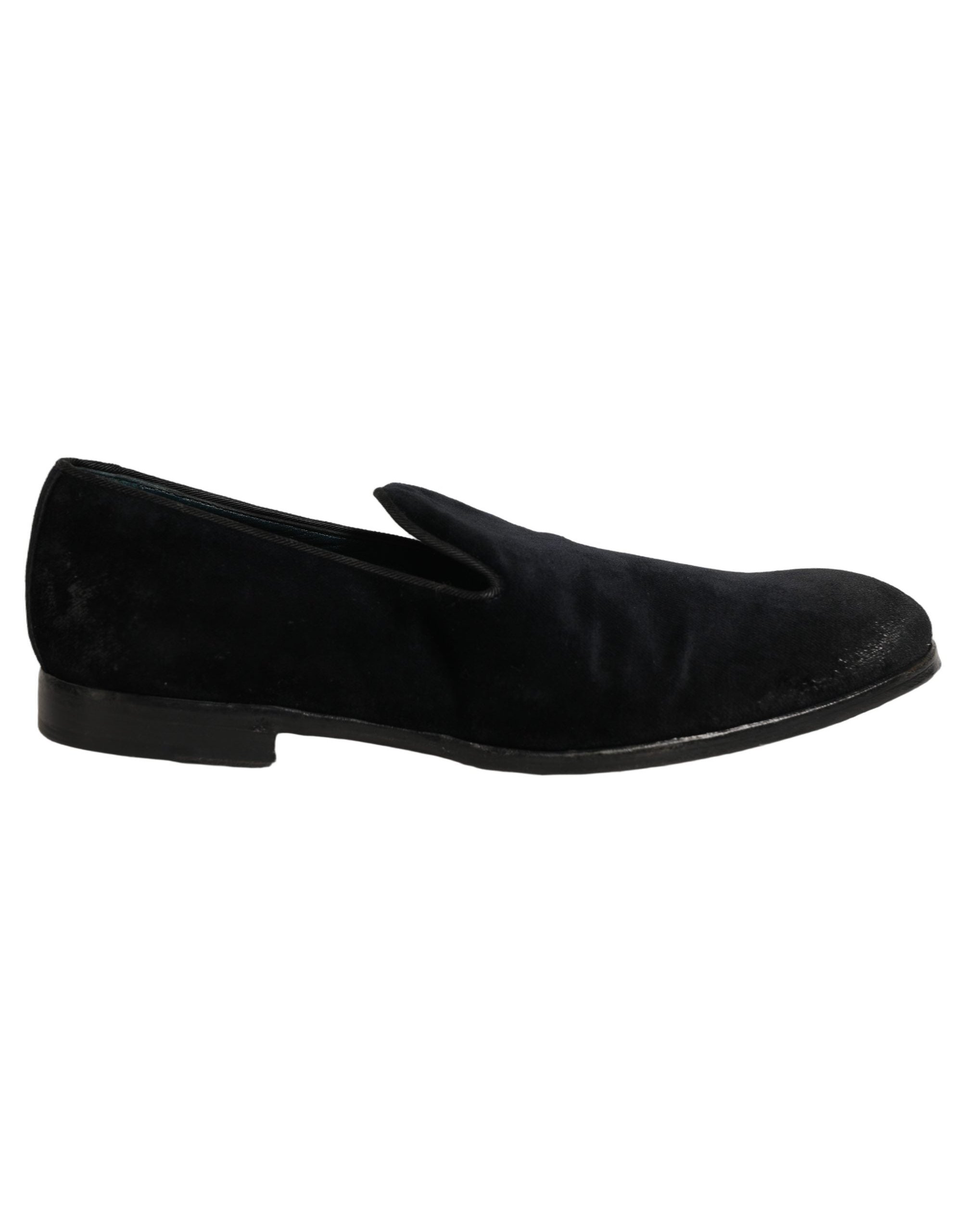 Dolce & Gabbana Suede Slip-On Loafer — Black, view 7