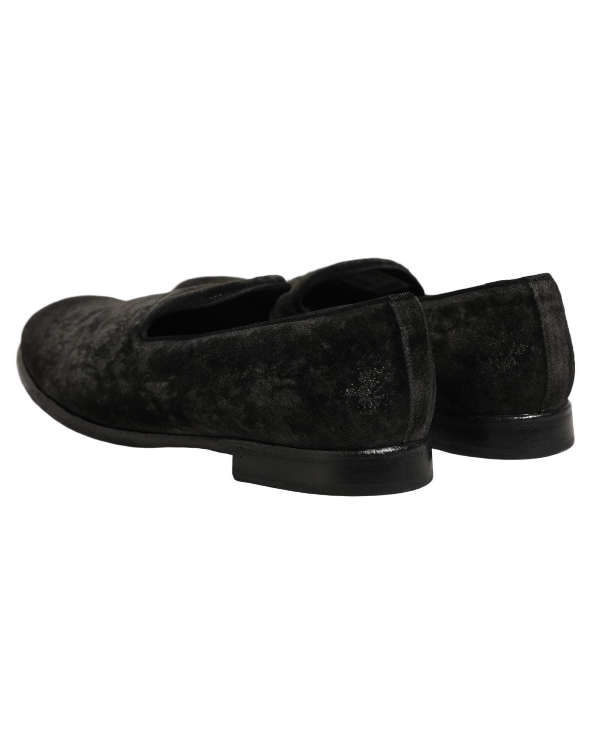 Dolce & Gabbana Suede Slip-On Loafer — Black, view 5