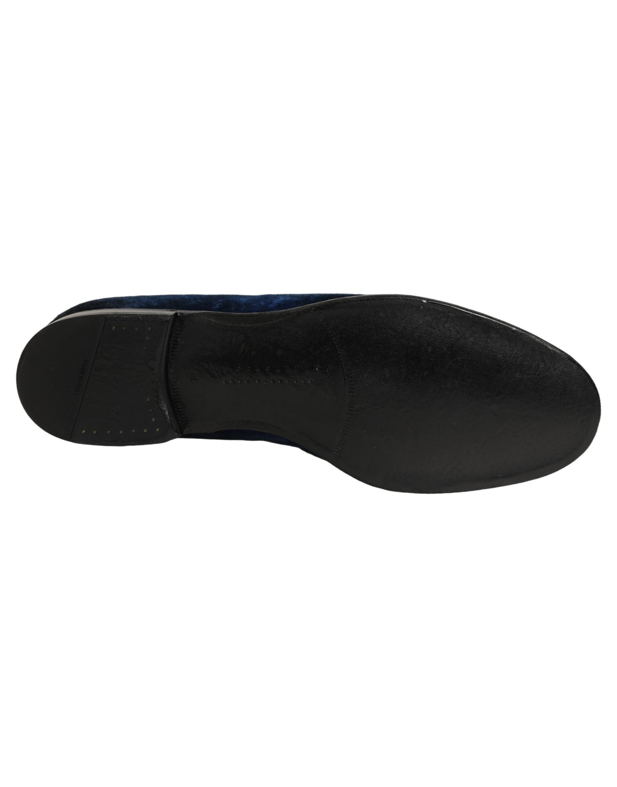 Dolce & Gabbana Suede Slip-On Loafer — Blue by Dolce Gabbana