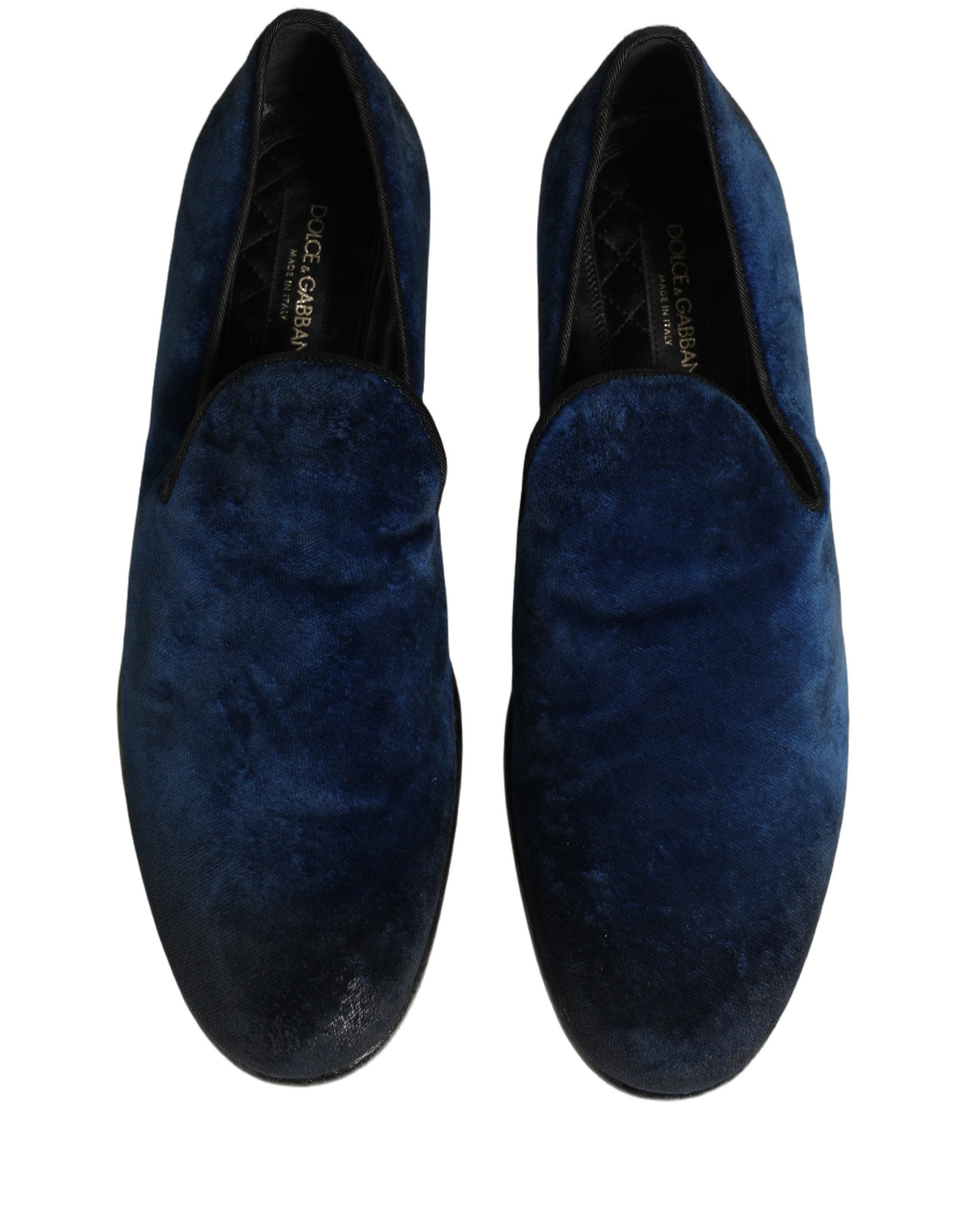 Dolce & Gabbana Suede Slip-On Loafer — Blue, view 3