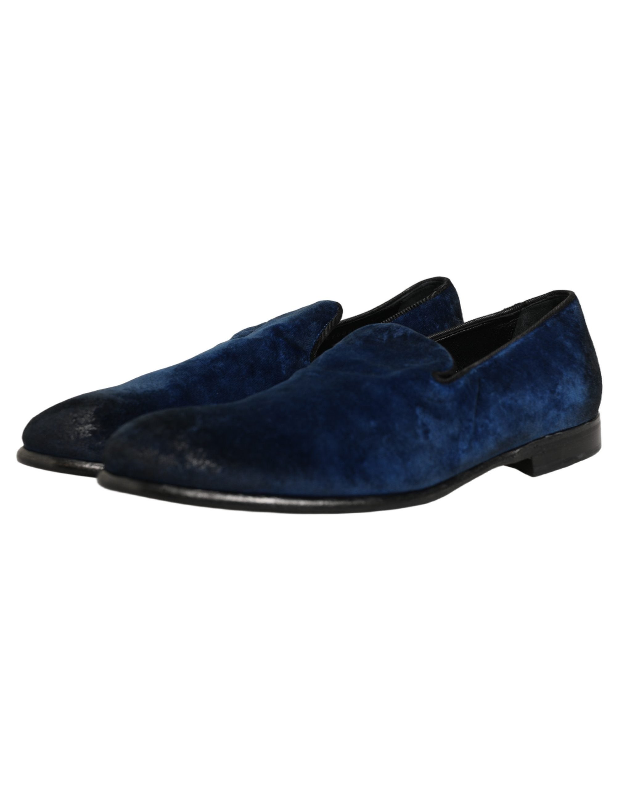 Dolce & Gabbana Suede Slip-On Loafer — Blue, view 4