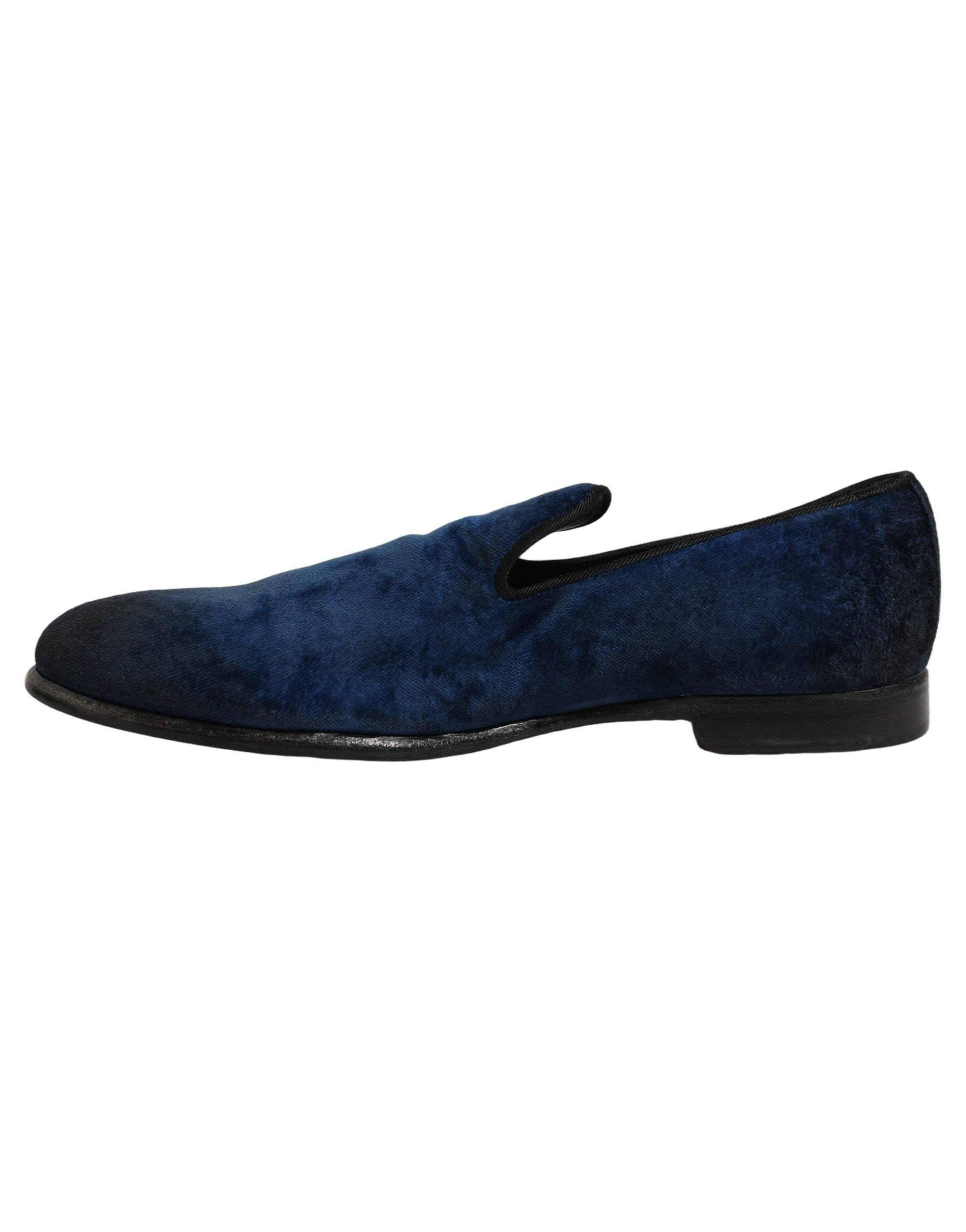 Dolce & Gabbana Suede Slip-On Loafer — Blue, view 6
