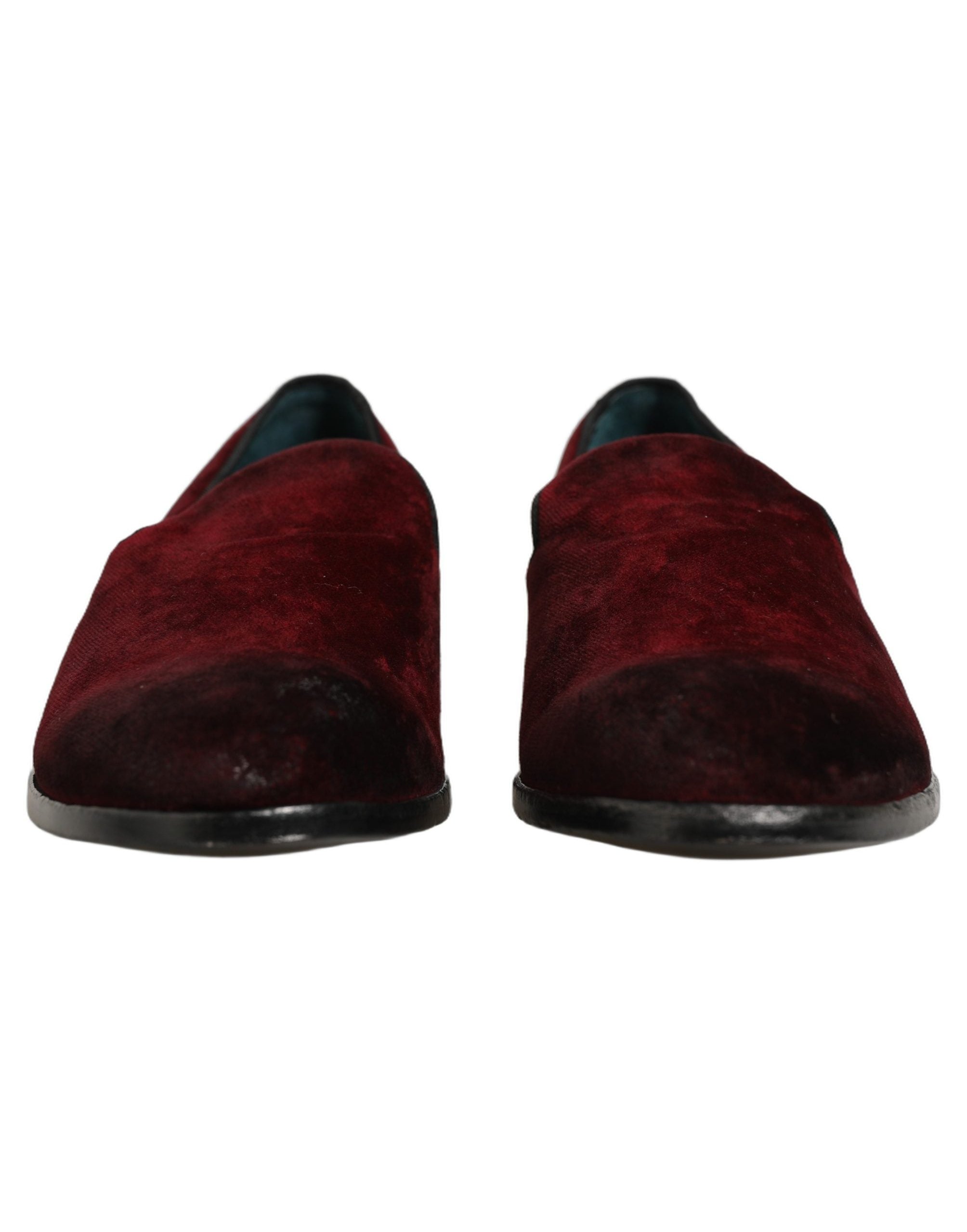 Dolce & Gabbana Suede Slip-On Loafer — Maroon, view 2