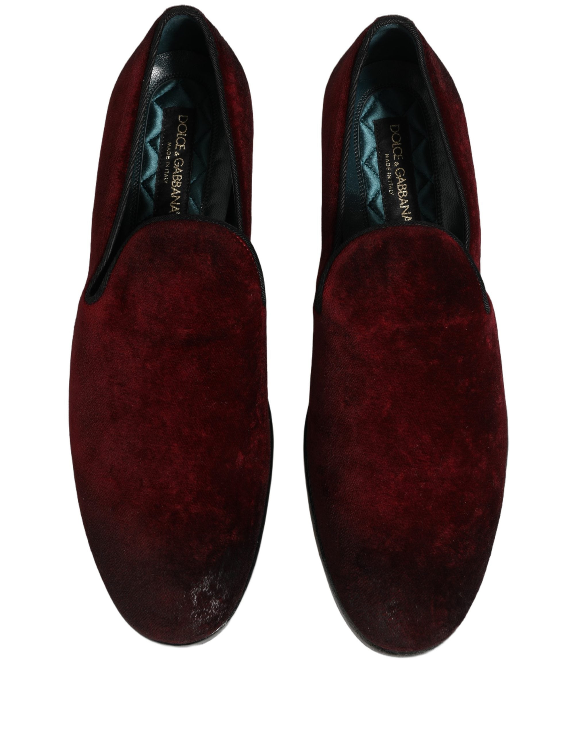 Dolce & Gabbana Suede Slip-On Loafer — Maroon, view 3