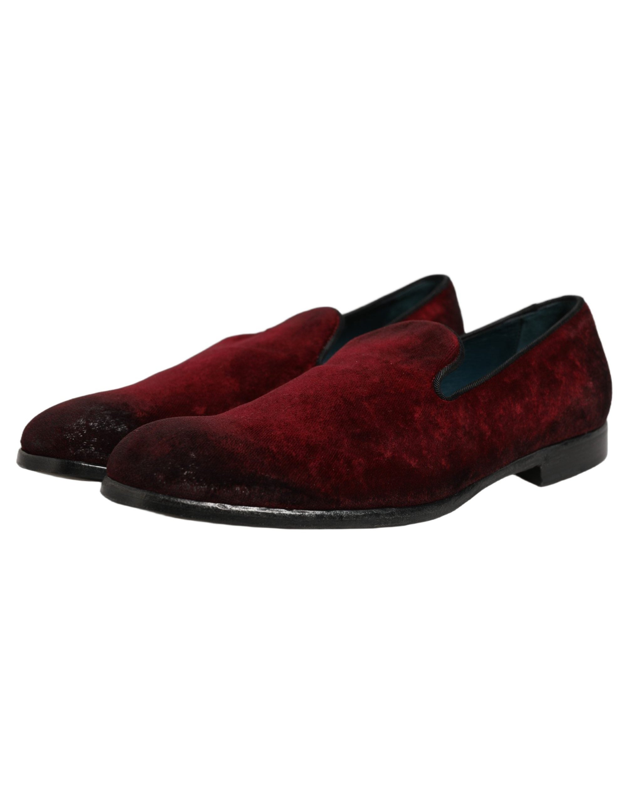 Dolce & Gabbana Suede Slip-On Loafer — Maroon, view 4