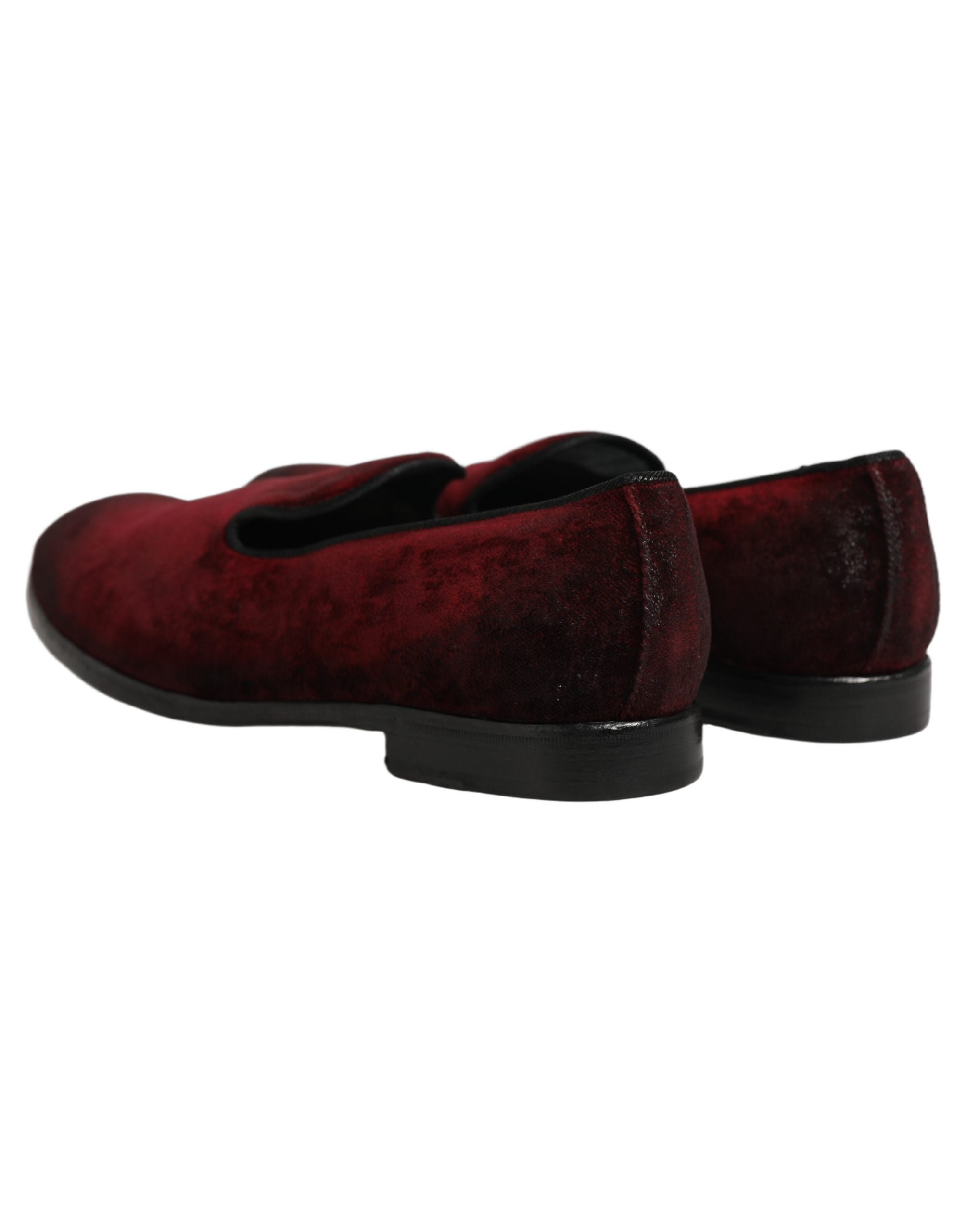 Dolce & Gabbana Suede Slip-On Loafer — Maroon, view 5