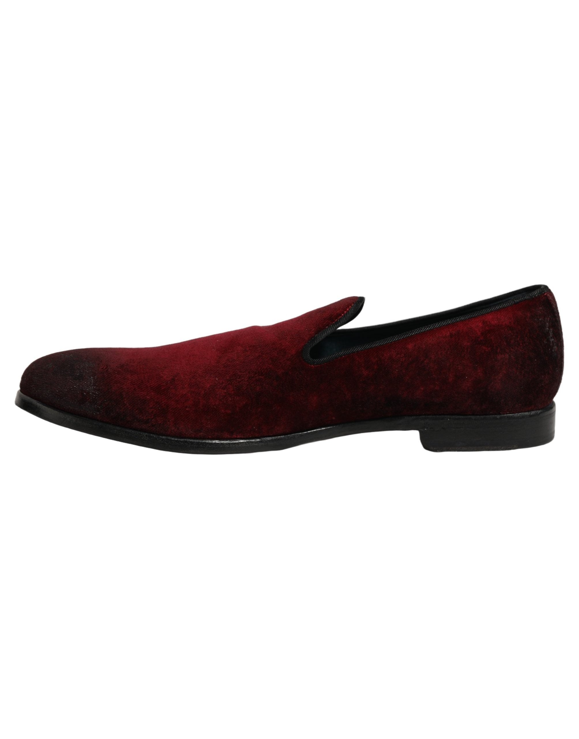 Dolce & Gabbana Suede Slip-On Loafer — Maroon, view 6