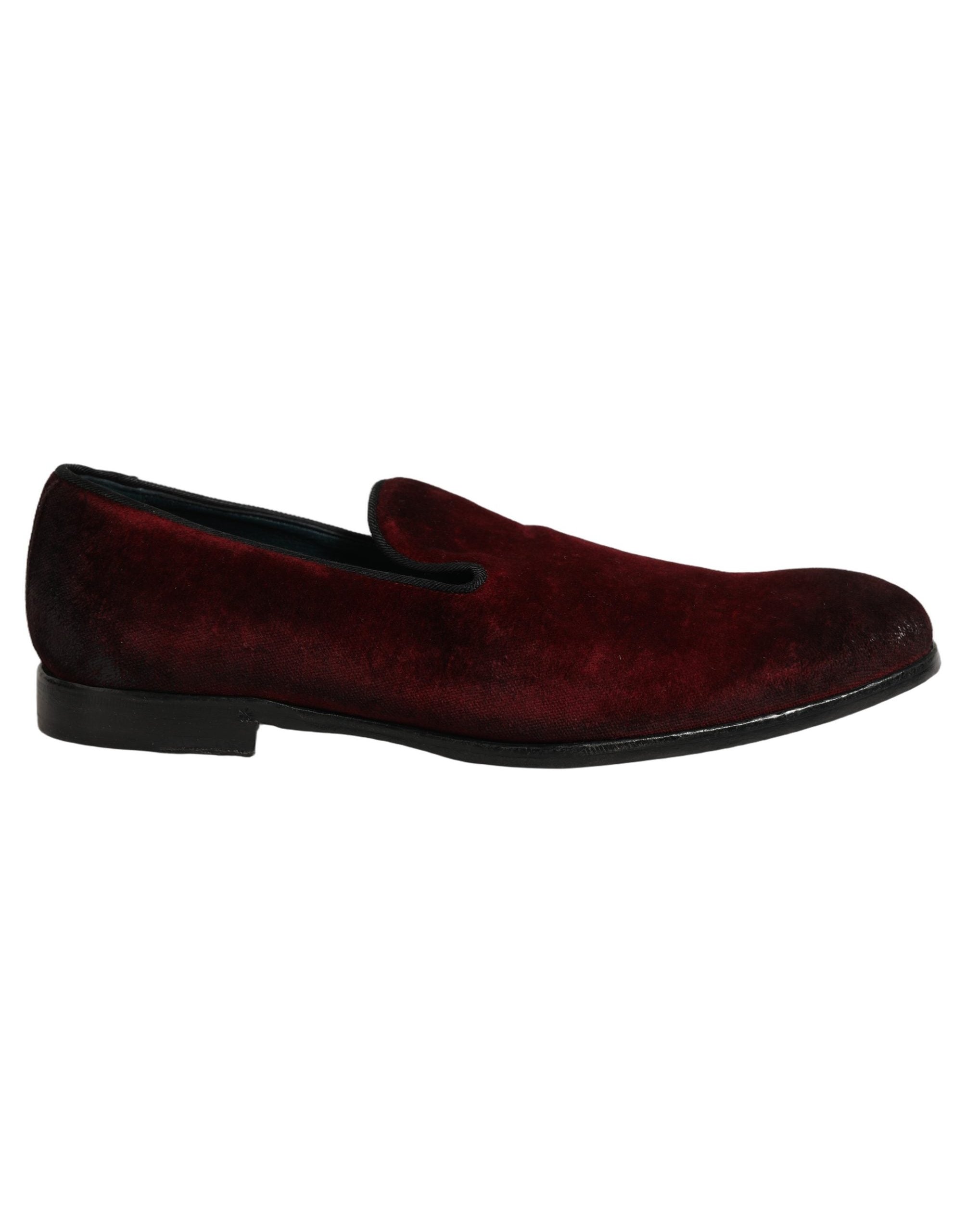 Dolce & Gabbana Suede Slip-On Loafer — Maroon, view 7