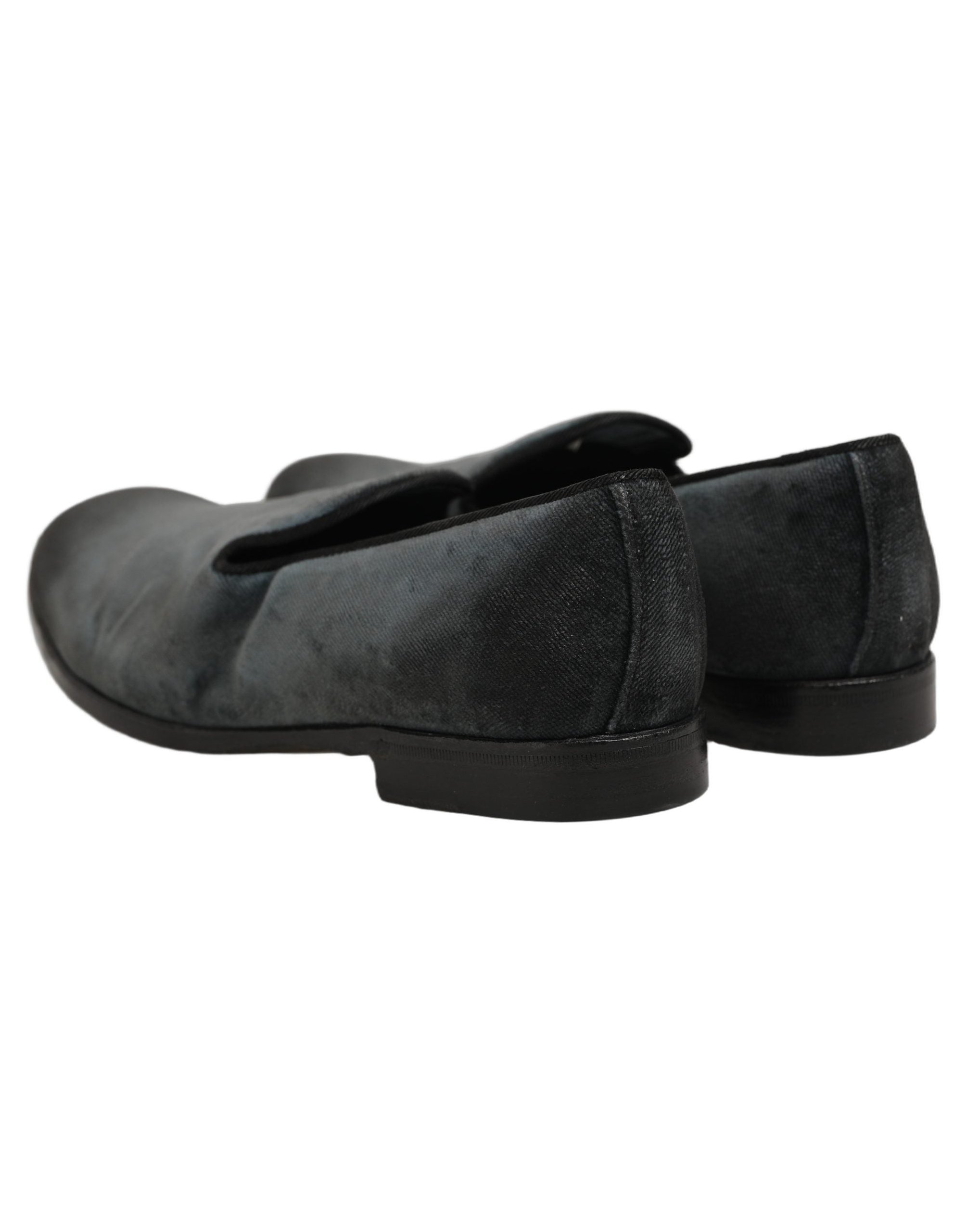 Dolce & Gabbana Suede Slip-On Loafers — Blue, view 5