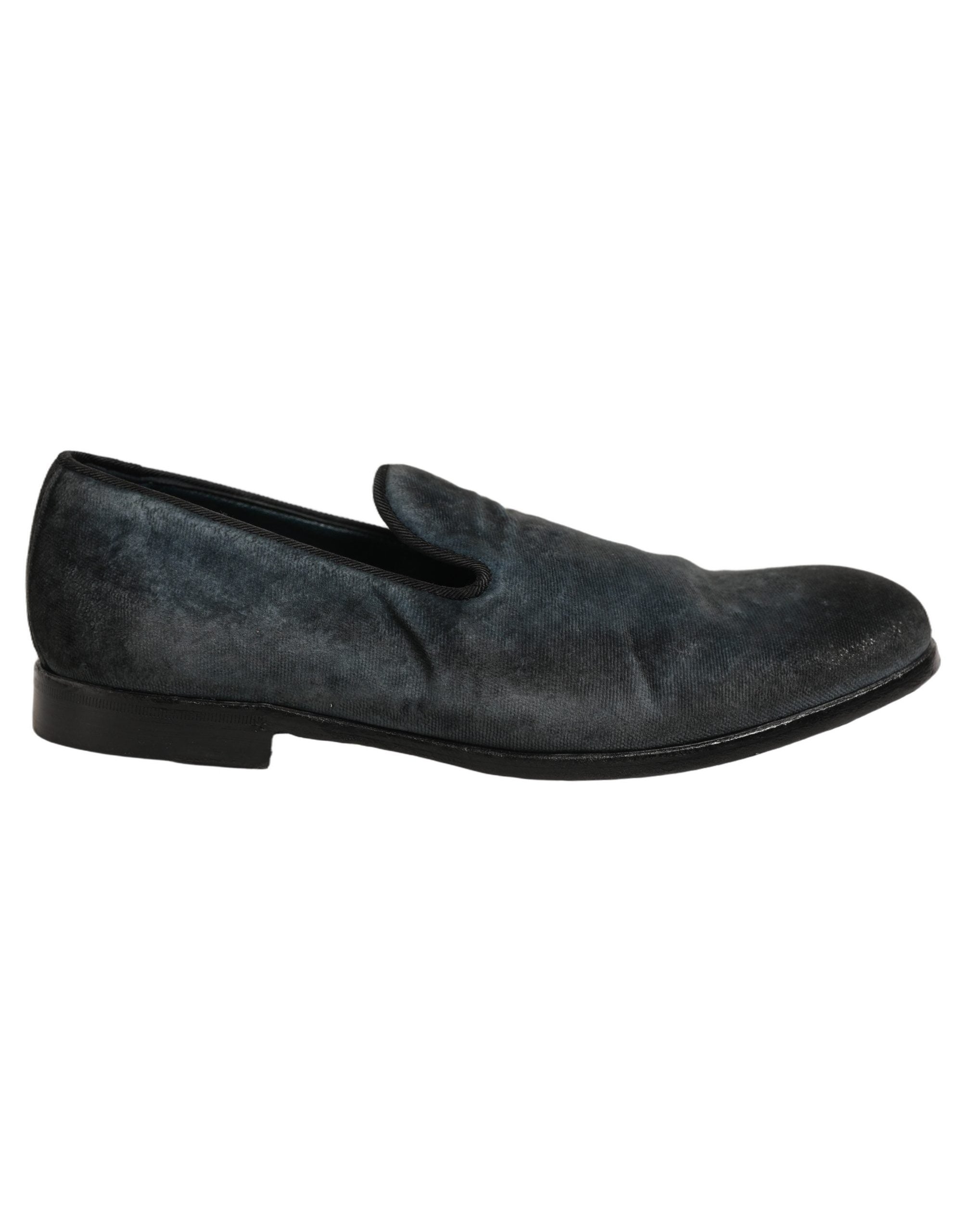 Dolce & Gabbana Suede Slip-On Loafers — Blue, view 7