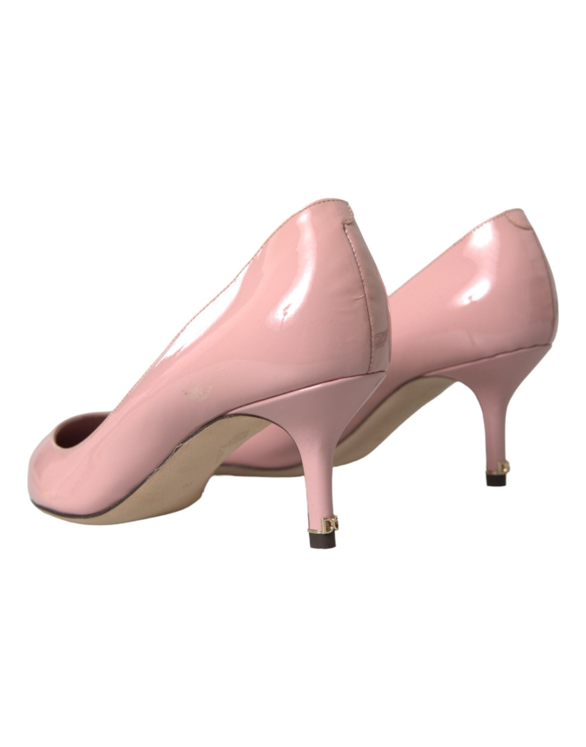 Dolce & Gabbana Patent Leather Pump — Pink, view 3