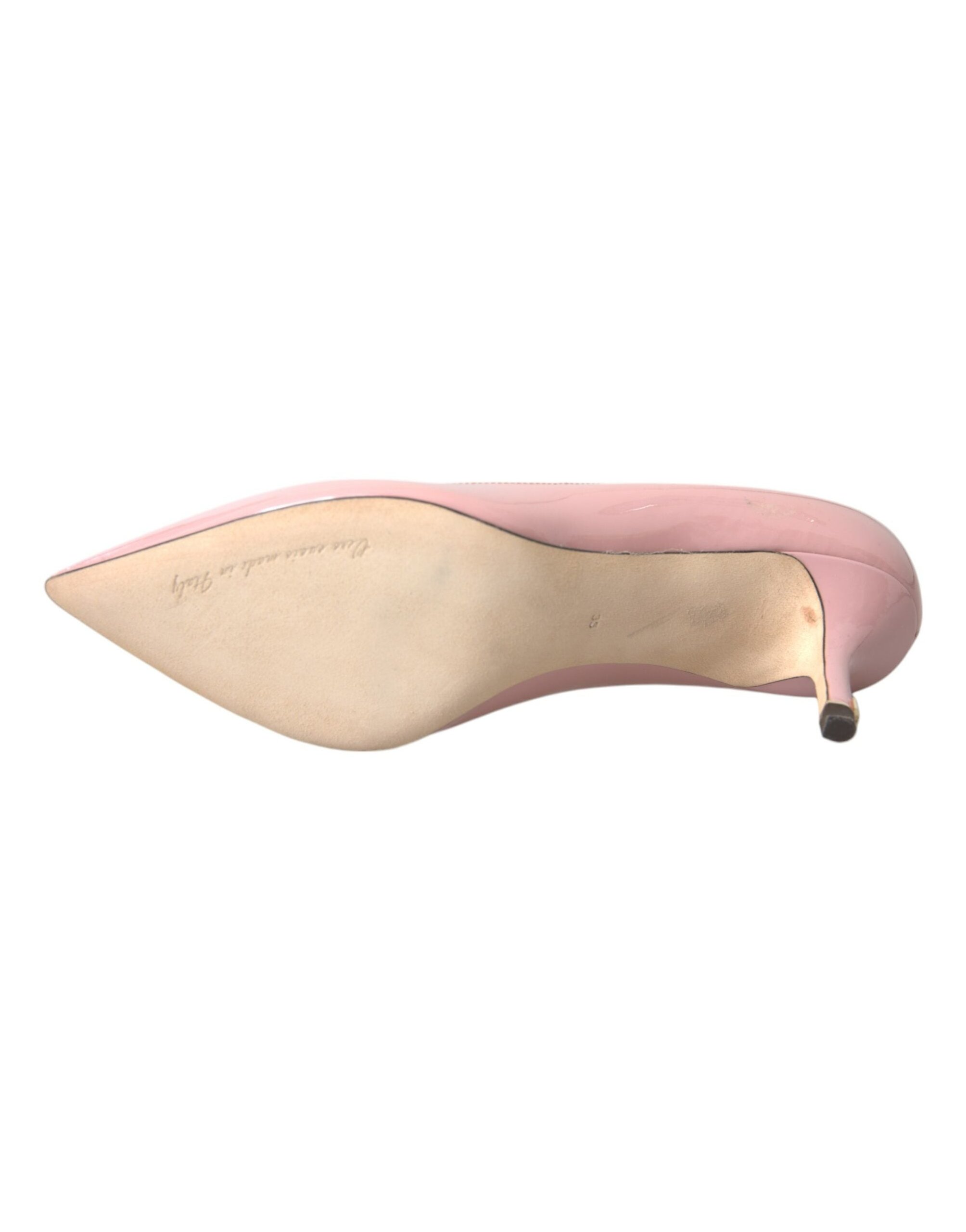 Dolce & Gabbana Patent Leather Pump — Pink, view 6
