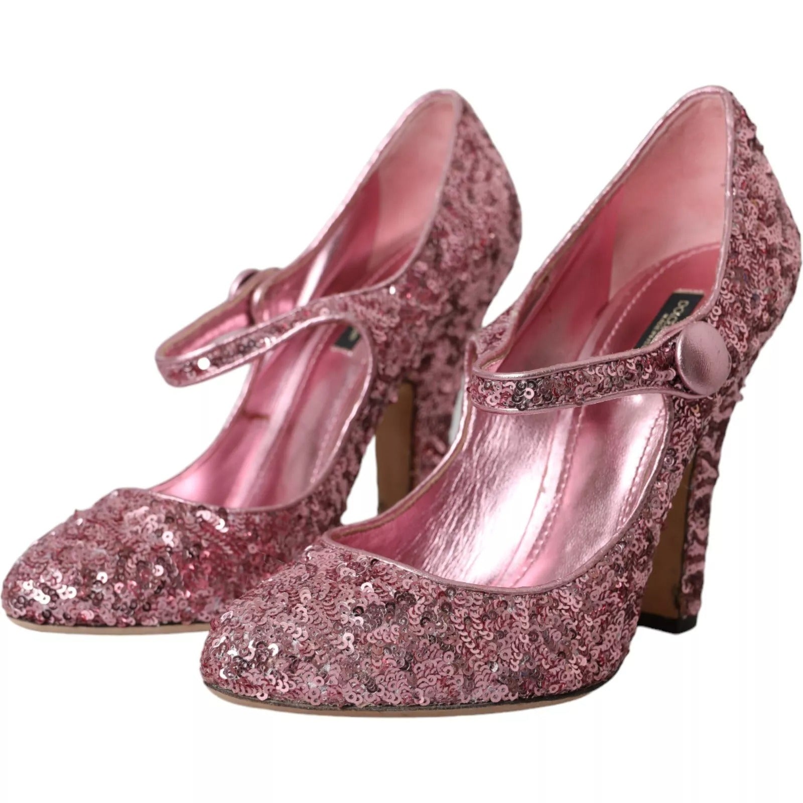 Dolce & Gabbana Sequin Pump — Pink by Dolce Gabbana