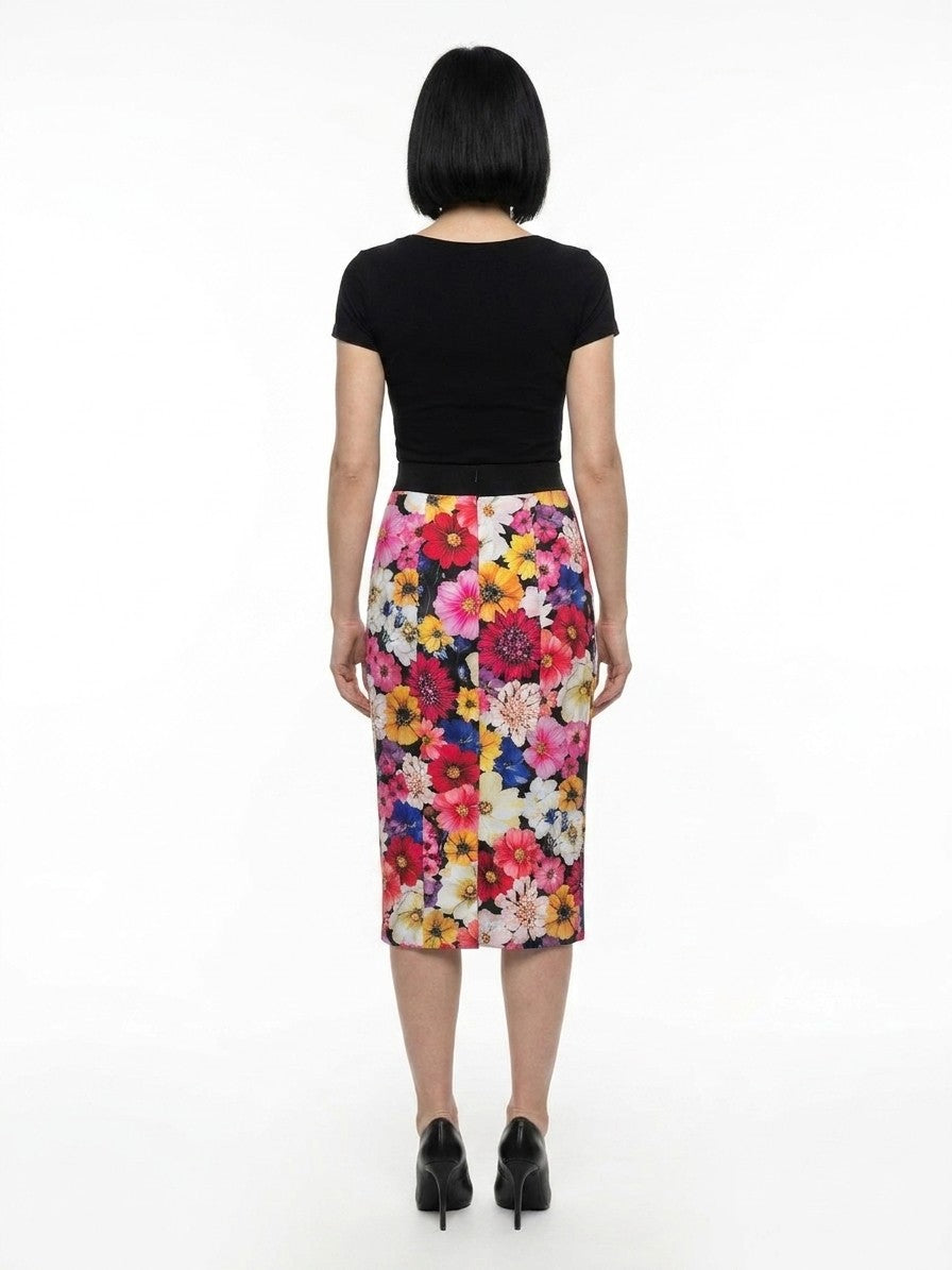 Dolce & Gabbana Floral Print Skirt — Multicolor, view 2