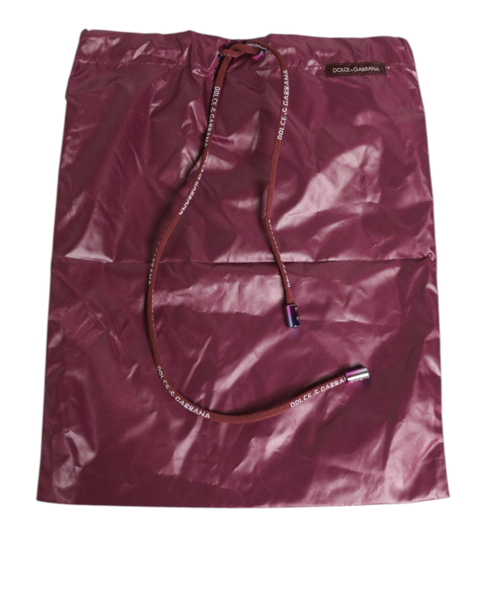 Dolce & Gabbana Logo-Embroidered Crest Swim Shorts — Burgundy, view 6