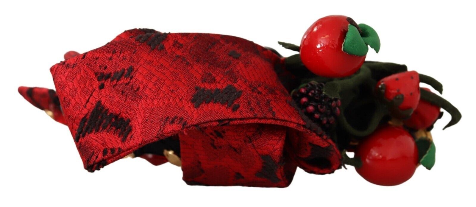 Dolce & Gabbana Berry Fruit Crystal-Embellished Tiara — Red, view 2