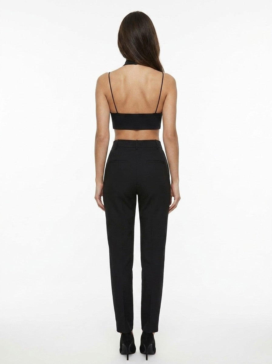 Dolce & Gabbana High-Waisted Trousers — Black, view 2