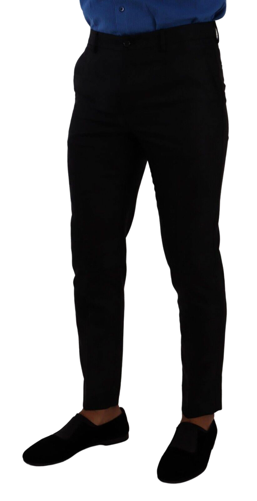 Dolce & Gabbana Virgin Wool Trousers — Black, view 2