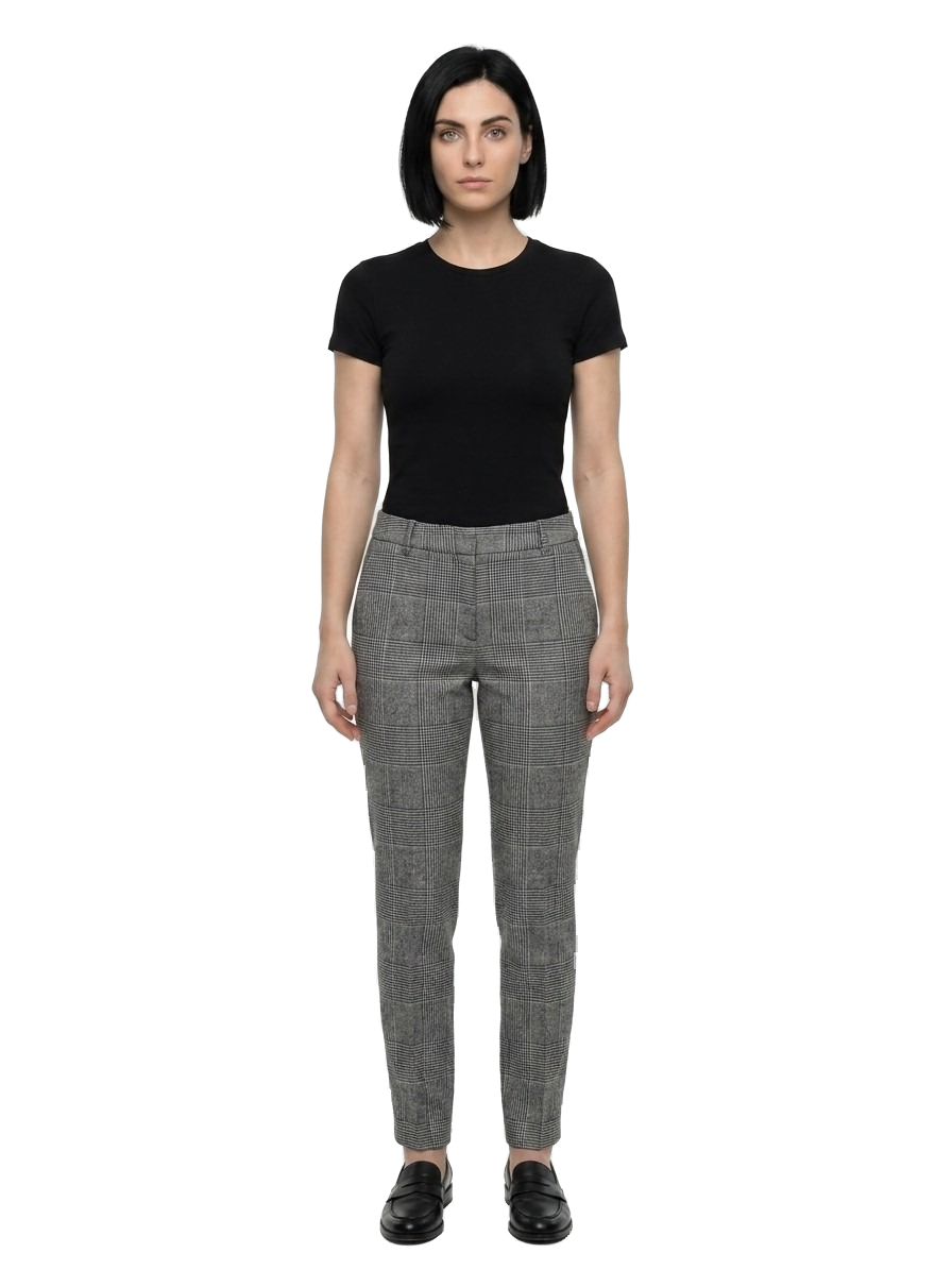 Dolce & Gabbana Houndstooth Wool-Blend Trousers — Gray by Dolce Gabbana