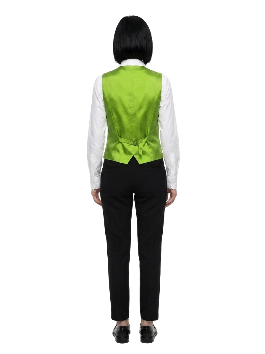 Dolce & Gabbana Silk-Elastane Waistcoat — Green, view 2