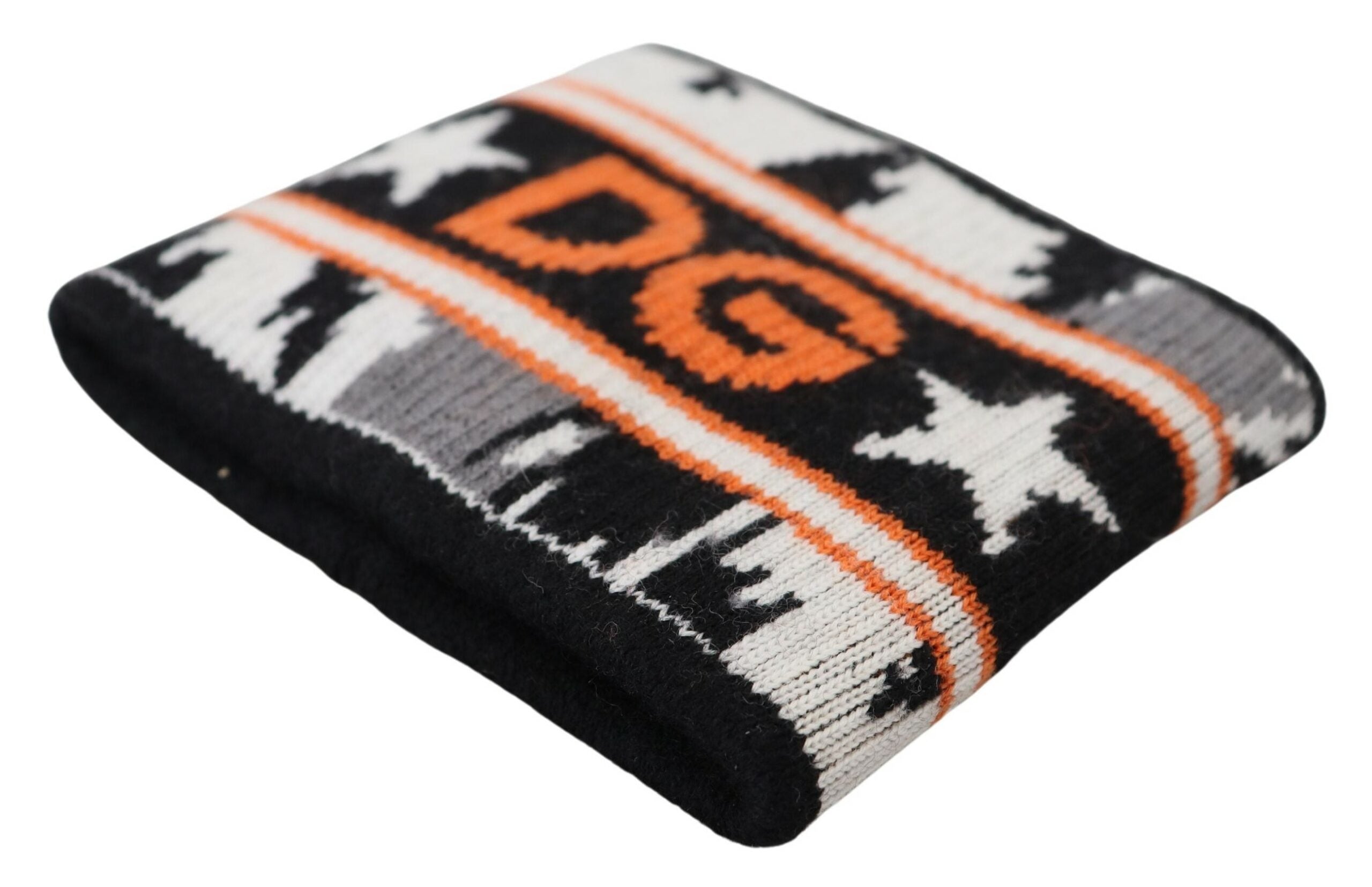Dolce & Gabbana Wool-Blend Knit Wristband — Black, view 4