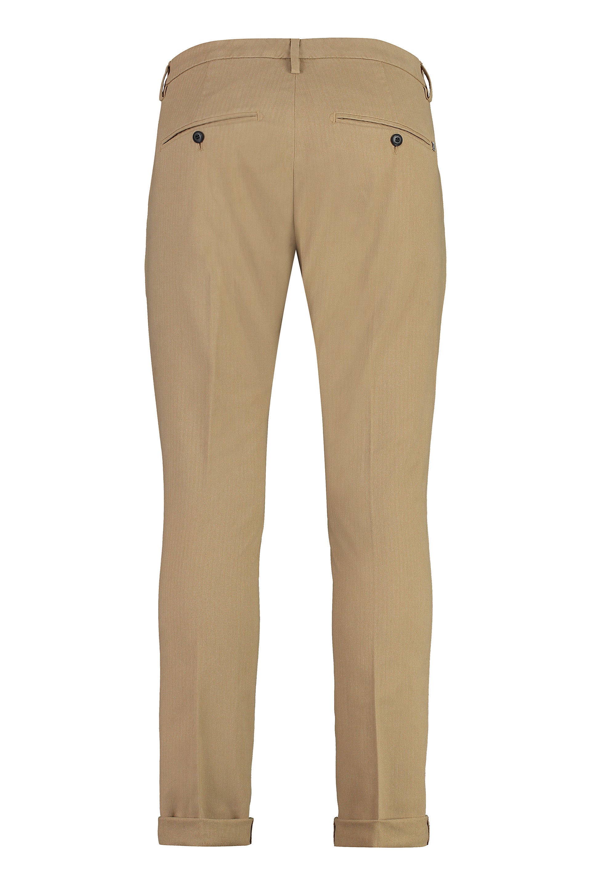 Dondup Stretch-Cotton Chinos — Hazelnut, view 2
