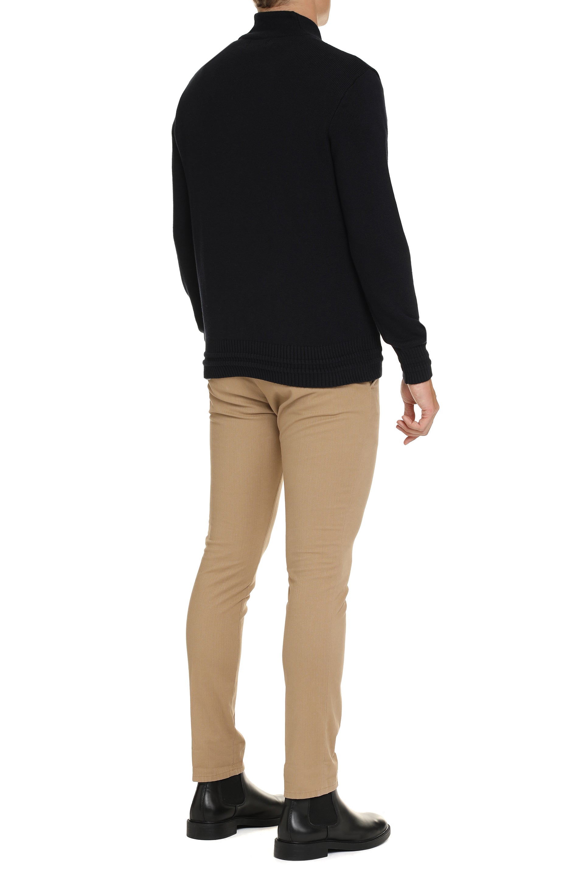 Dondup Stretch-Cotton Chinos — Hazelnut, view 4