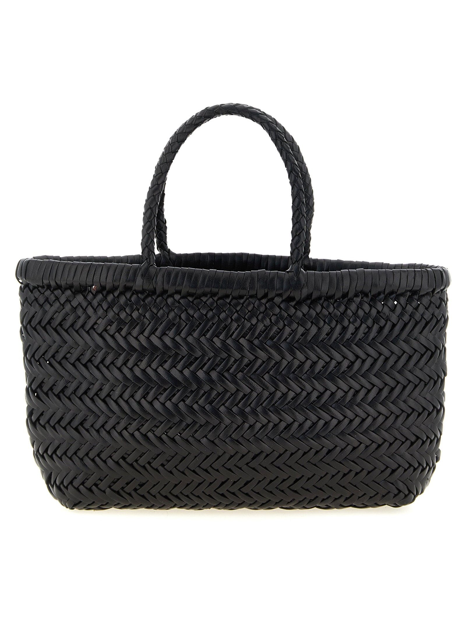Dragon Diffusion Hand-Woven Buffalo Leather Mini Bag — Black by Dragon Diffusion