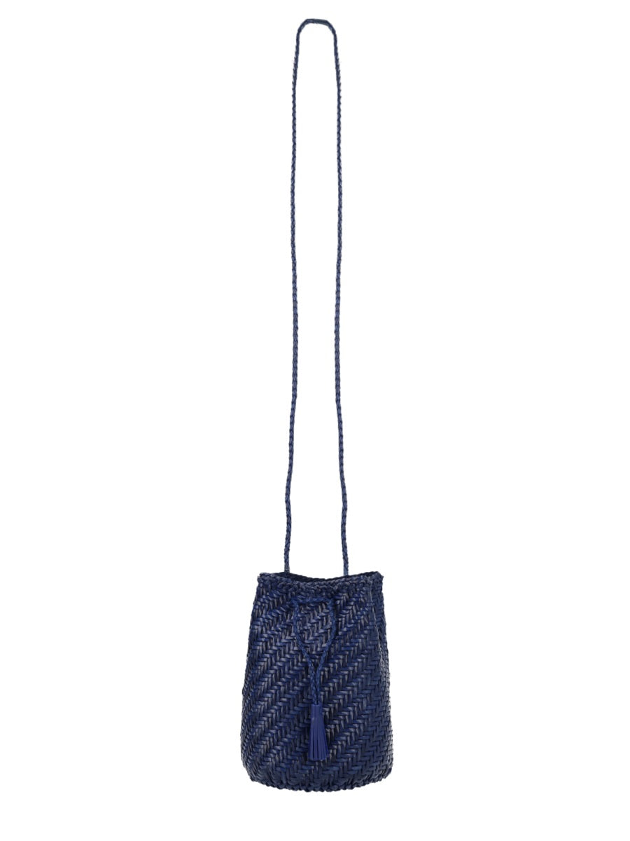 Dragon Diffusion Pompom Double Shoulder Bag — Blue, view 2