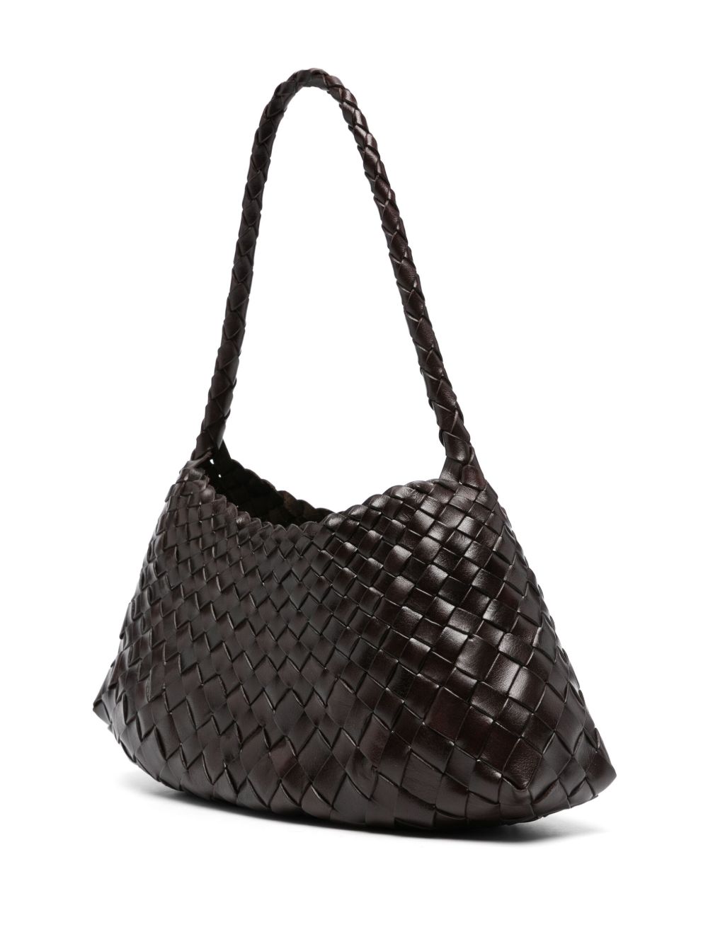 Dragon Diffusion Leather Shoulder Bag — Brown, view 3