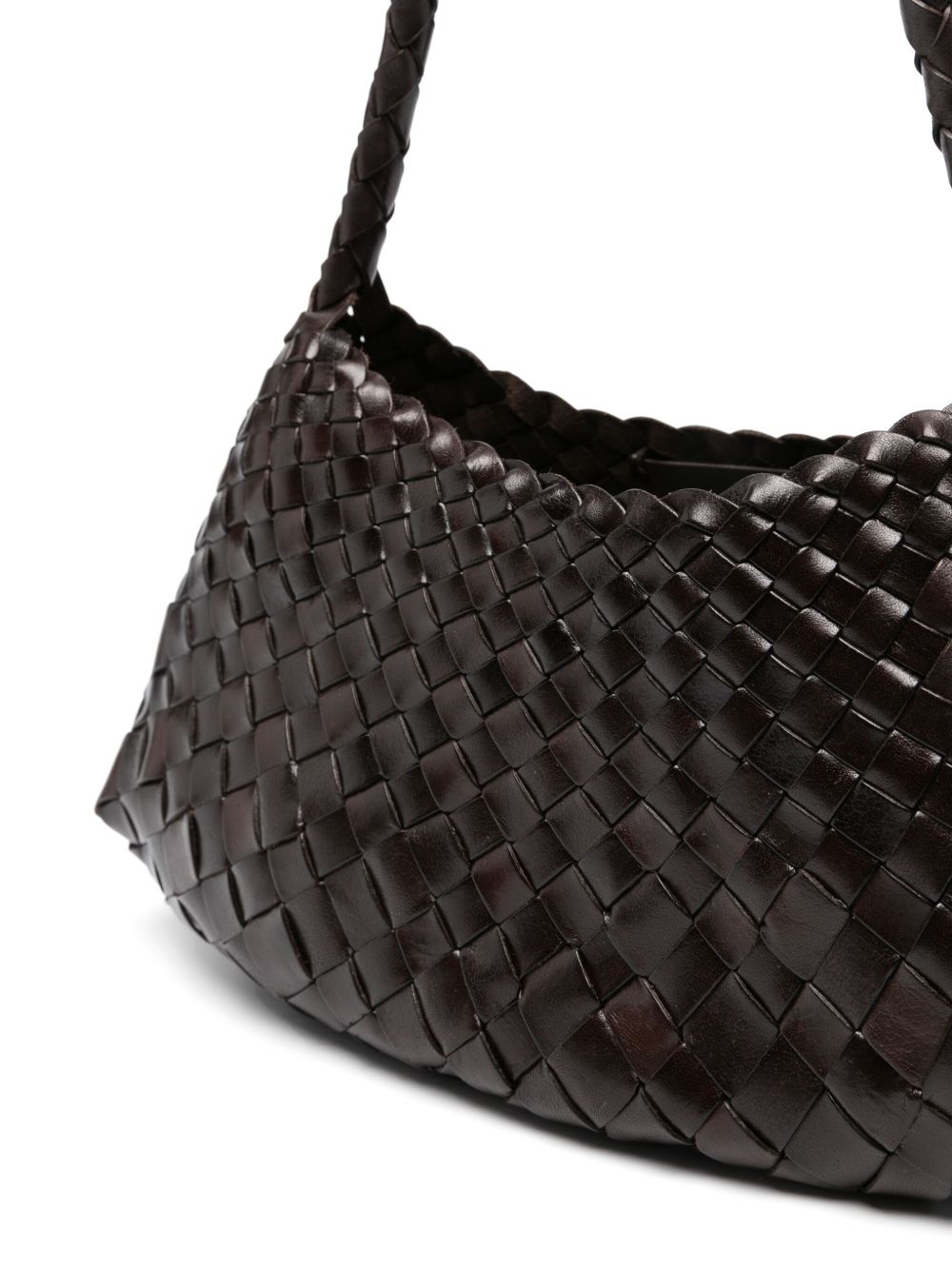 Dragon Diffusion Leather Shoulder Bag — Brown, view 4