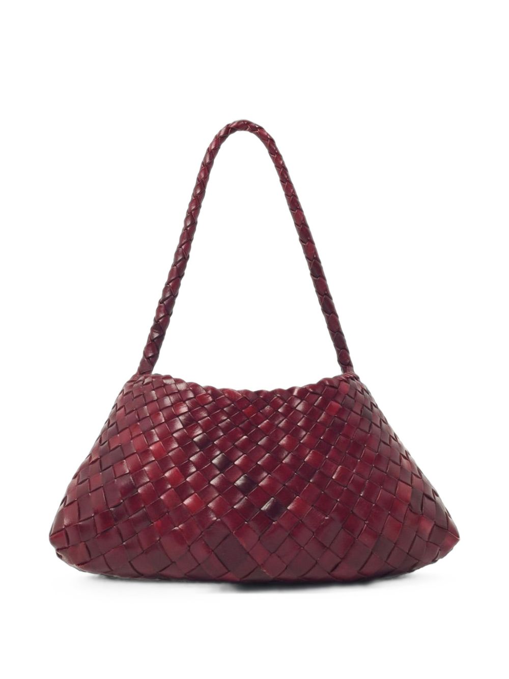Dragon Diffusion Leather Shoulder Bag — Burgundy, view 2