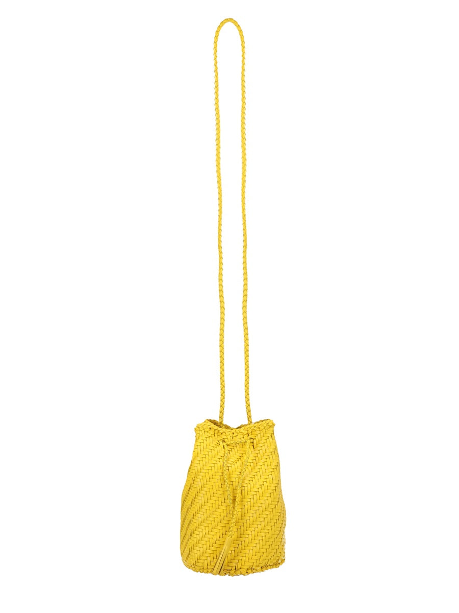 Dragon Diffusion Pompom Double Shoulder Bag — Yellow, view 2