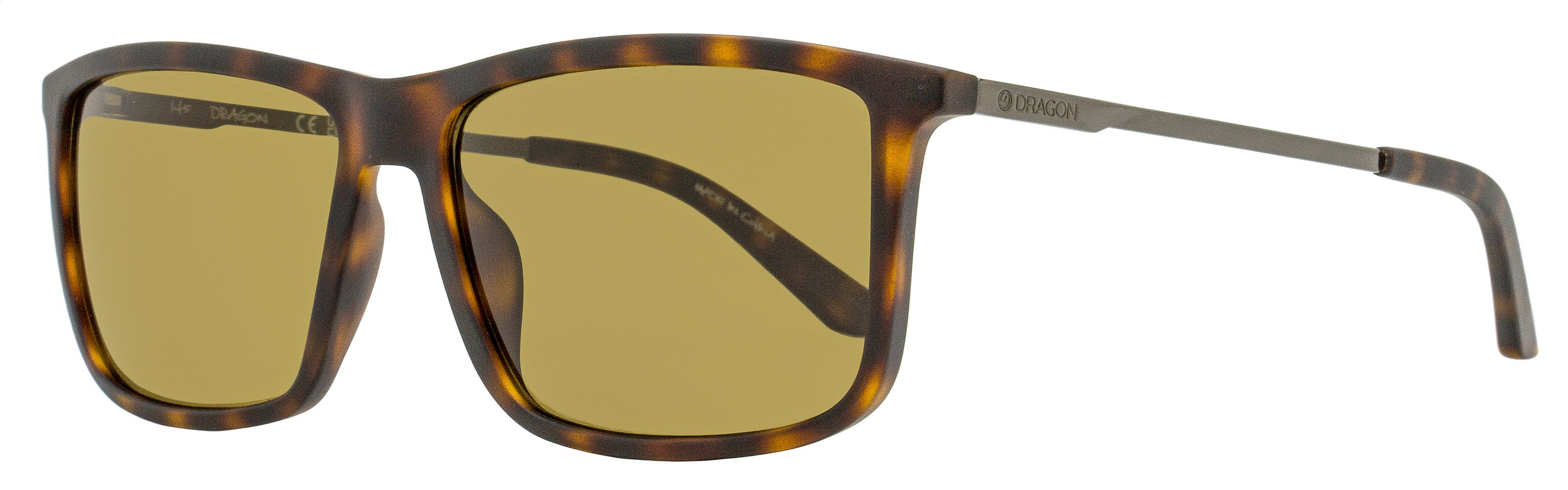 Dragon DR107S Plant-Based Resin Rectangle Sunglasses — Brown by Dragon