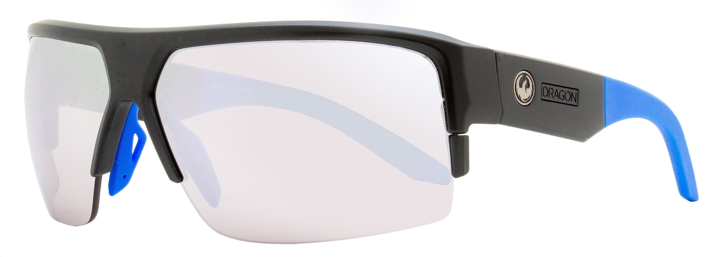 Dragon Ridge Wraparound Design Sunglasses — Black by Dragon